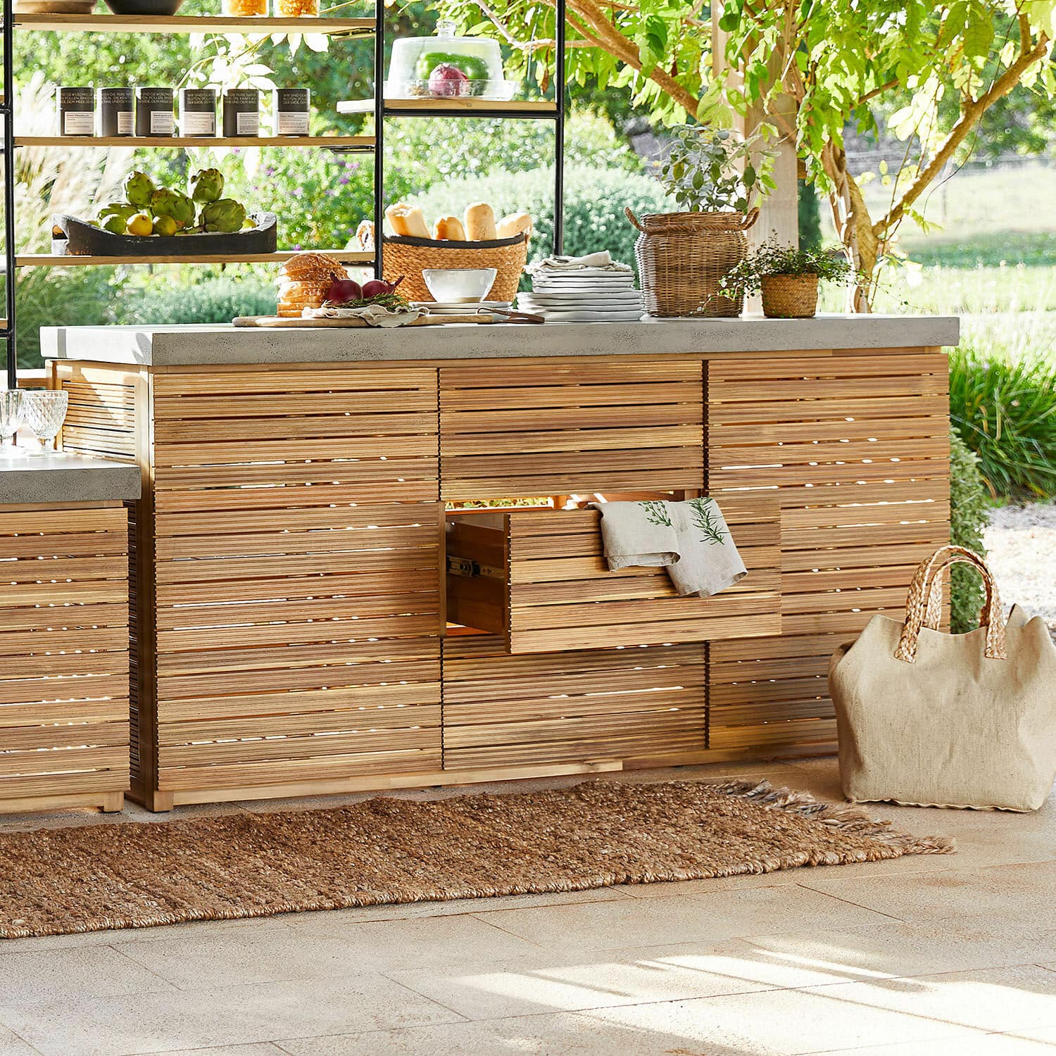 Mobile basso da esterno FSC®-100% Venzone
