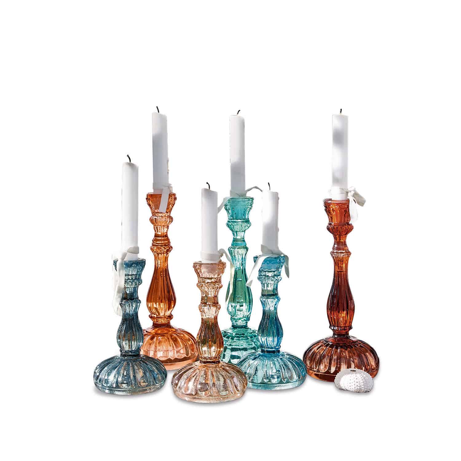 Set di 6 portacandele Indre