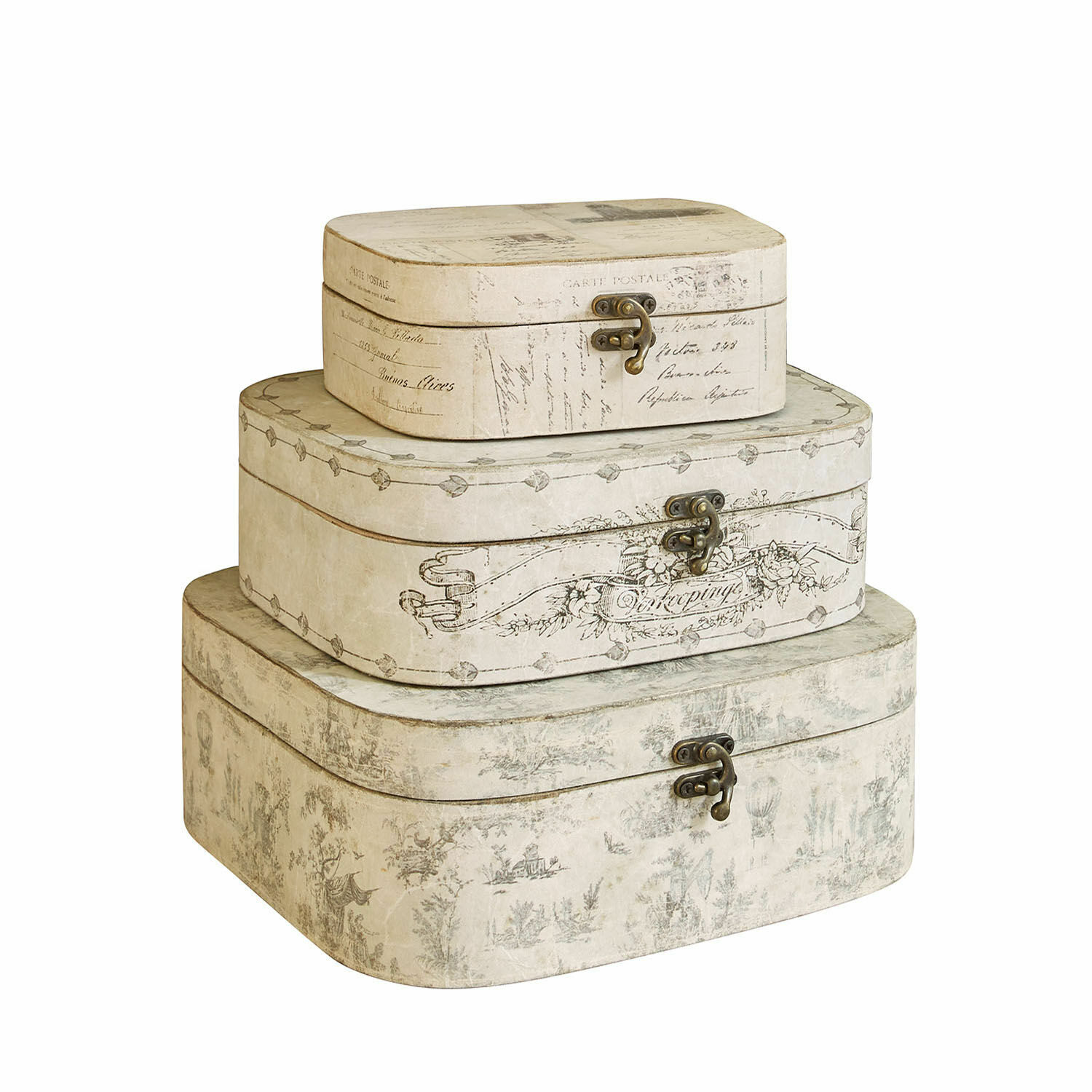 Set di 3 scatole Dedwen