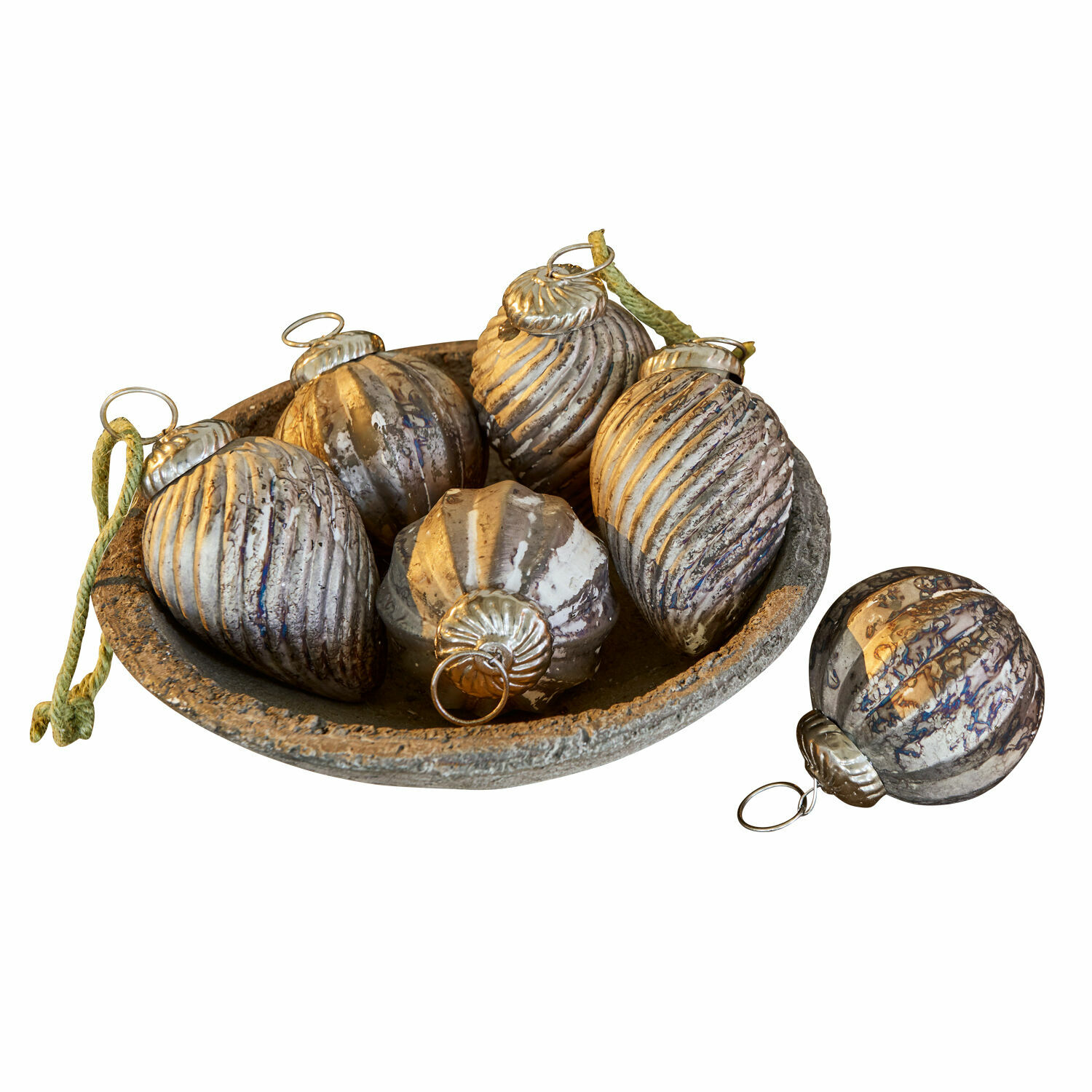 Set di 6 decorazioni natalizie Miras