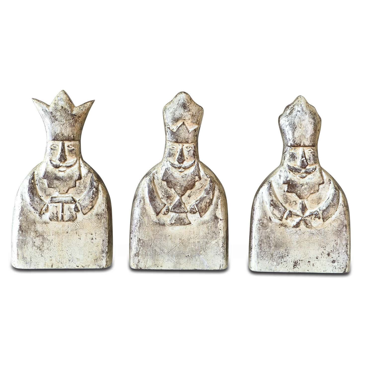 Set di 3 statuette Borough