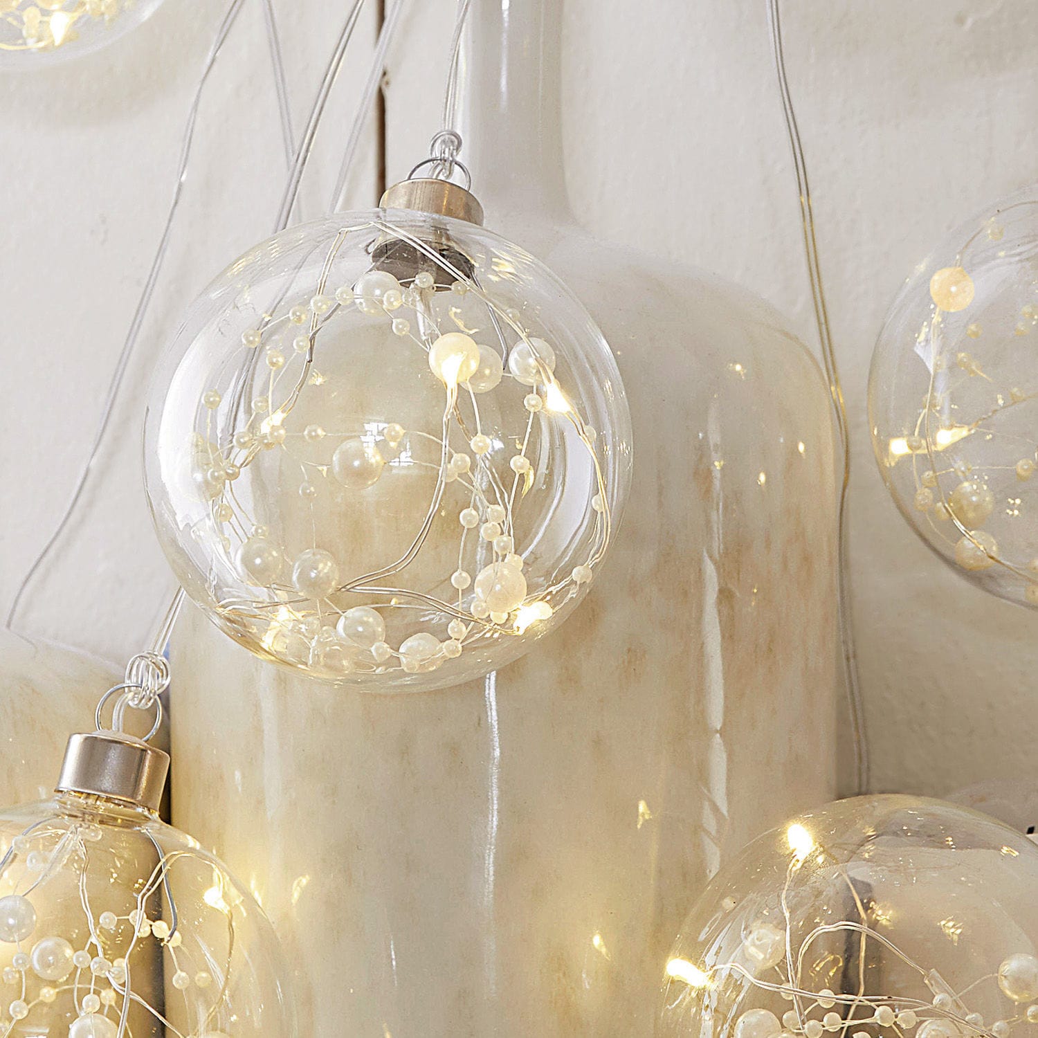 Set di 6 decorazioni natalizie Gisella