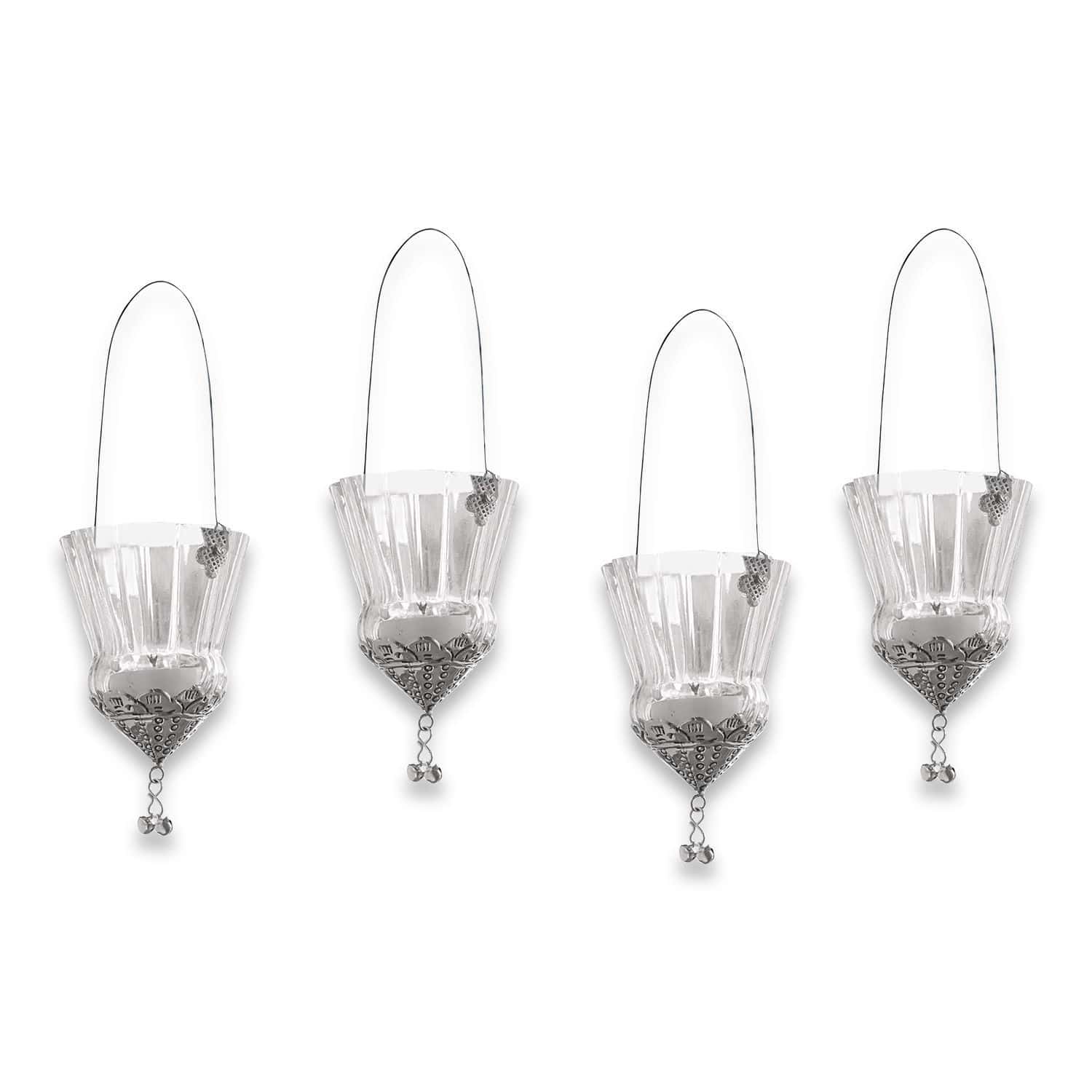 Set di 4 portacandele Timma