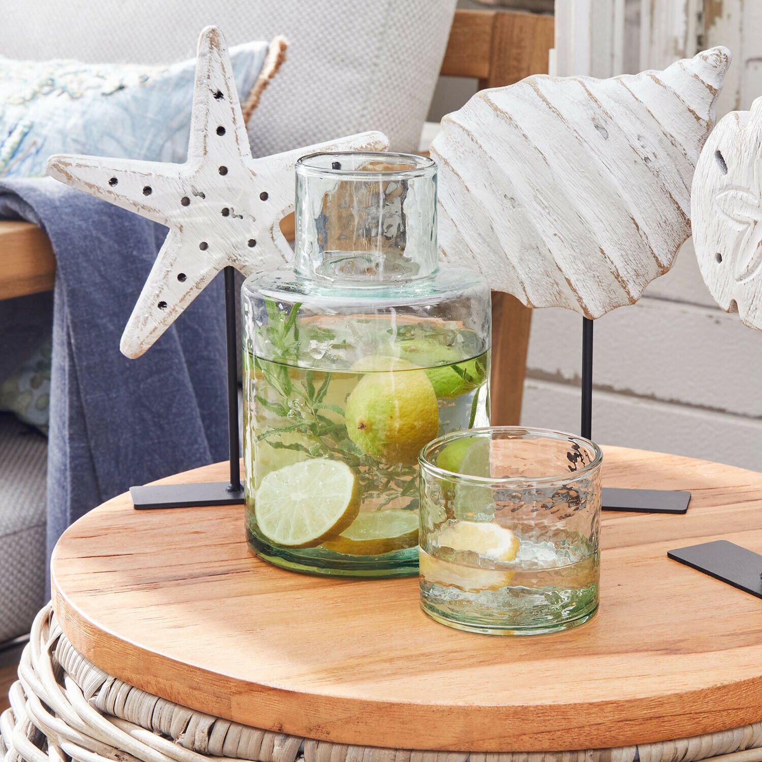 Caraffa con bicchiere Aurnis