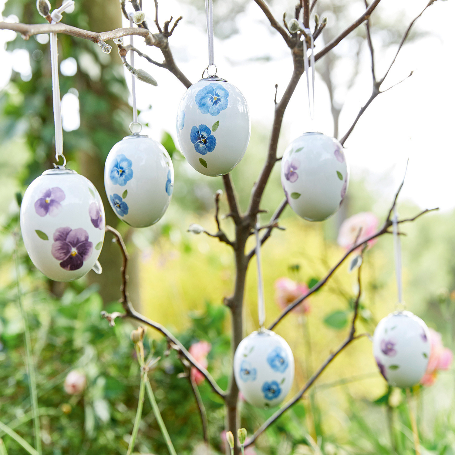 Set di 6 uova di Pasqua Elle