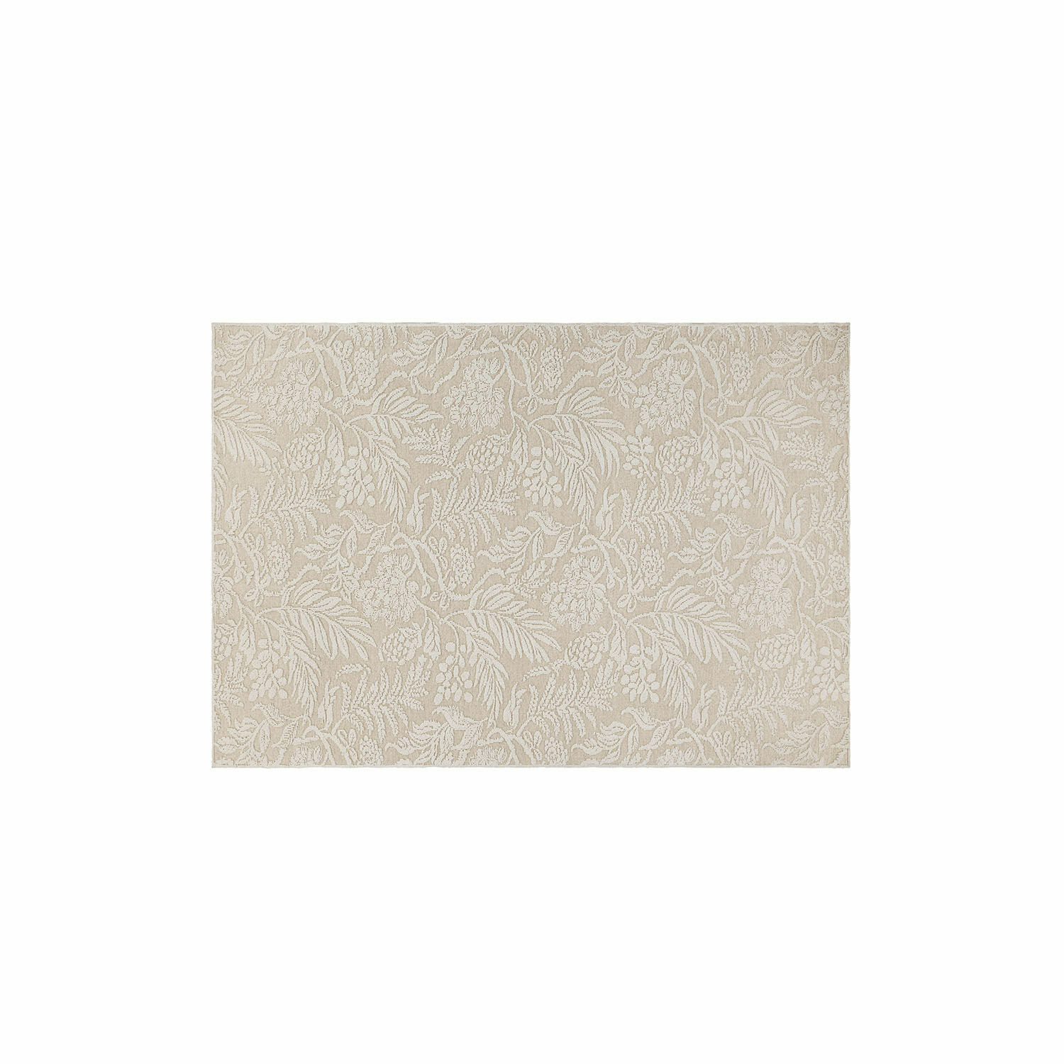 Tappeto Azimra Tappeto beige con motivo vegetale, materiale morbido, decorazione d'interni elegante per il soggiorno