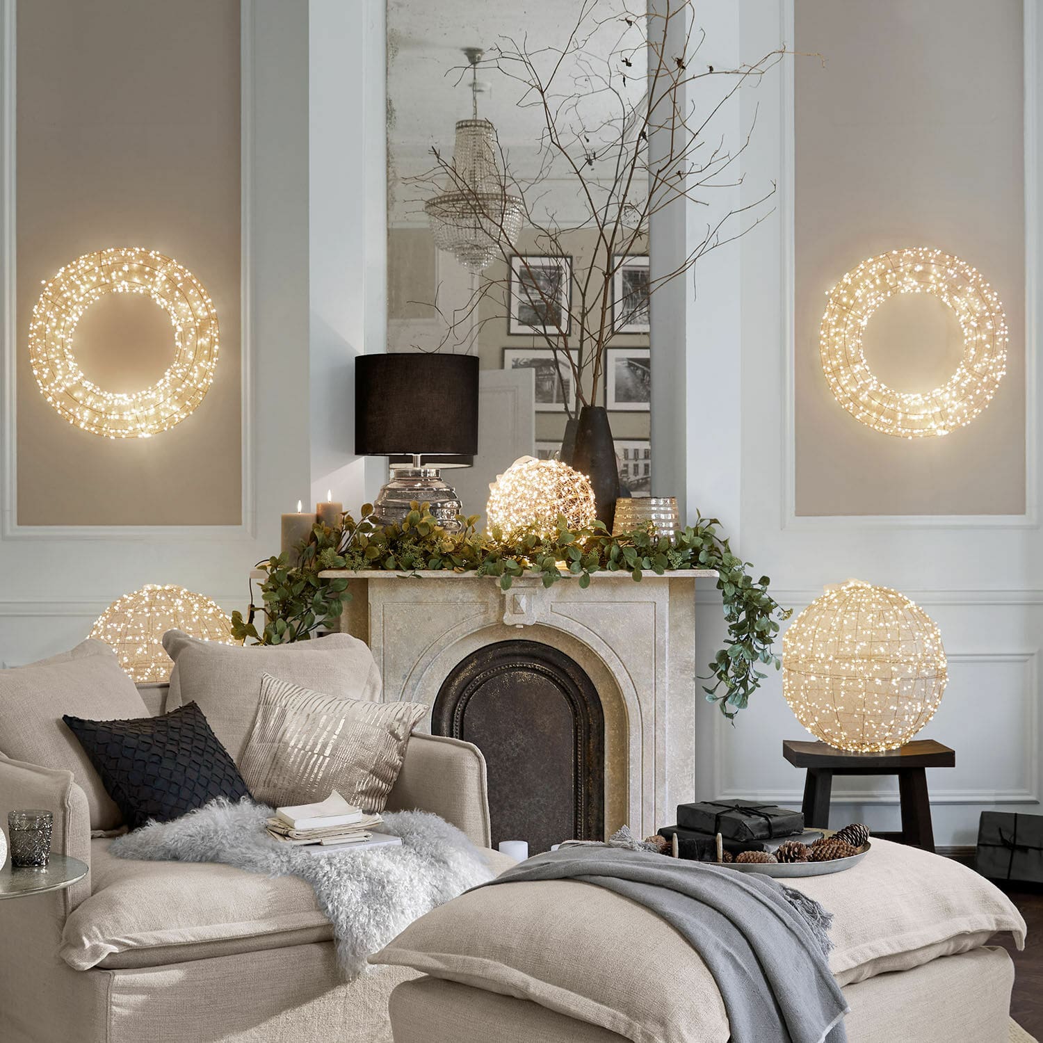 Coppia di sfere a LED Ambertin