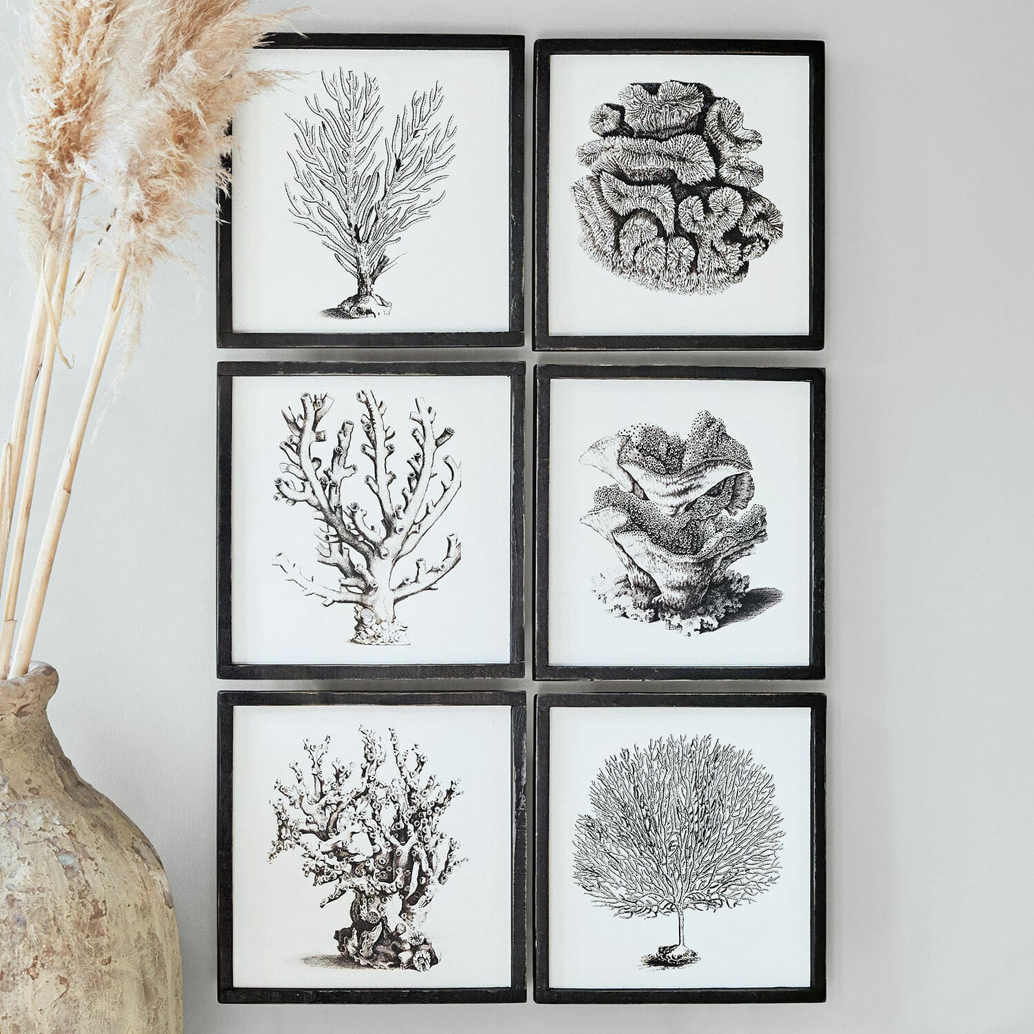 Set di 6 quadri Darney