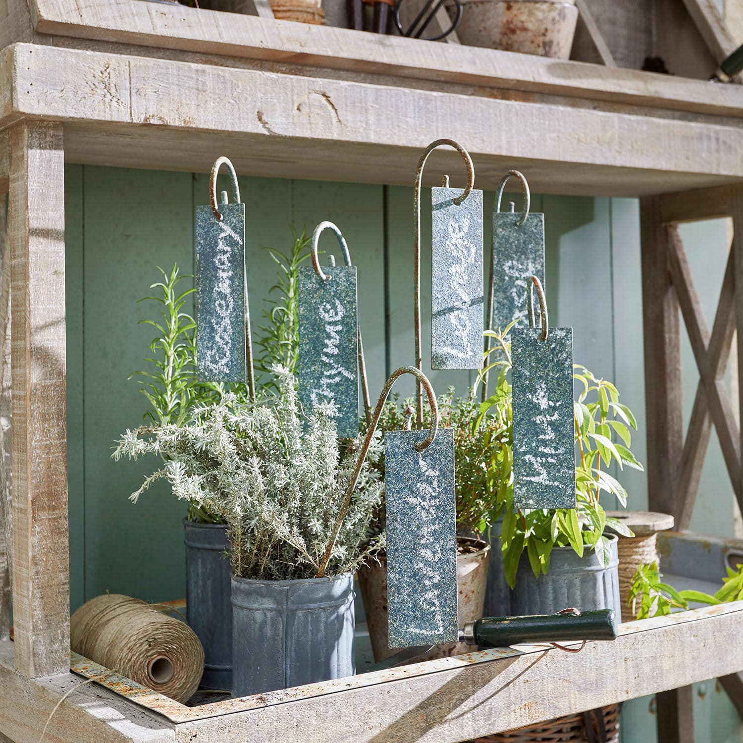 Set di 6 etichette per piante aromatiche Sefrou