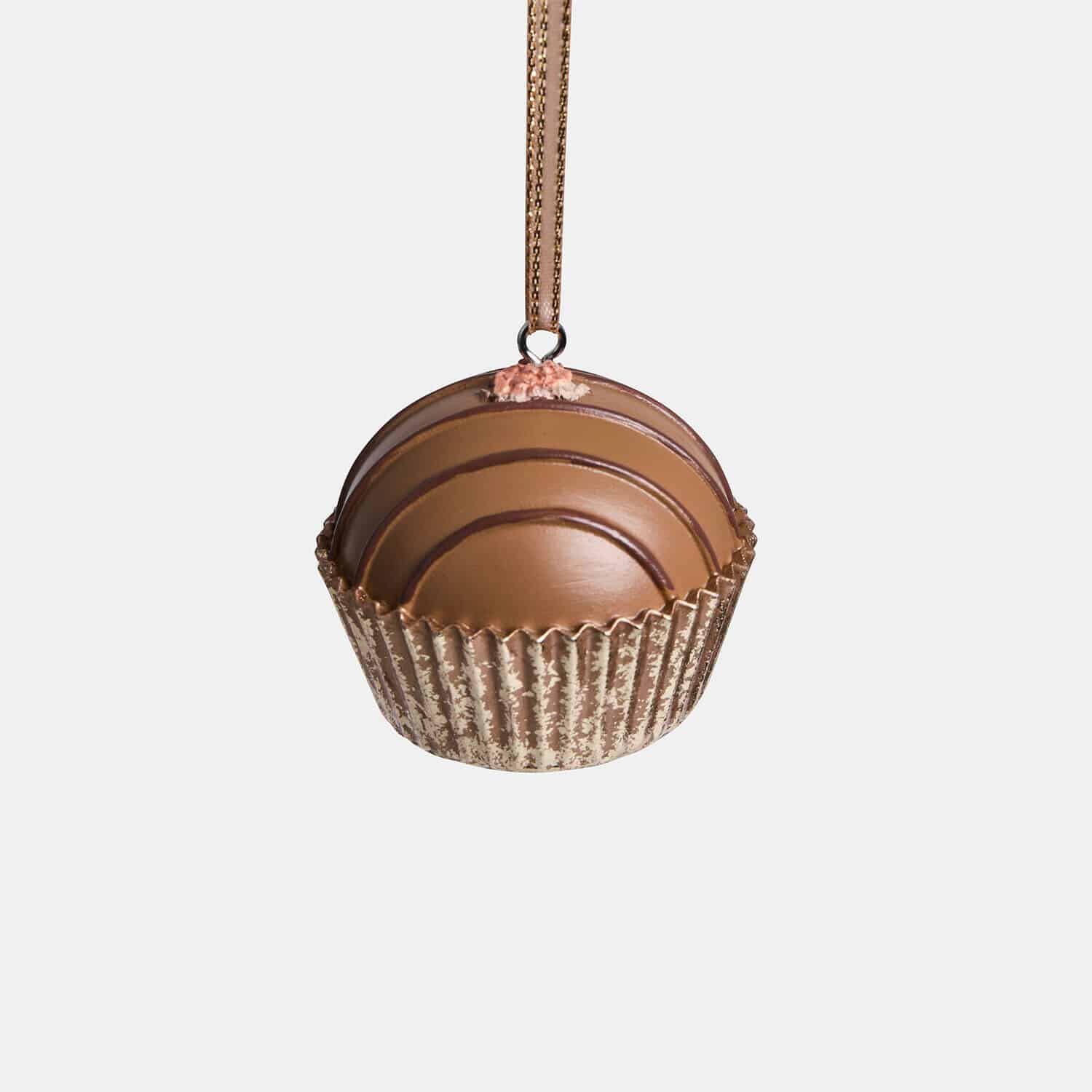 Set di 4 decorazioni da appendere Mufini