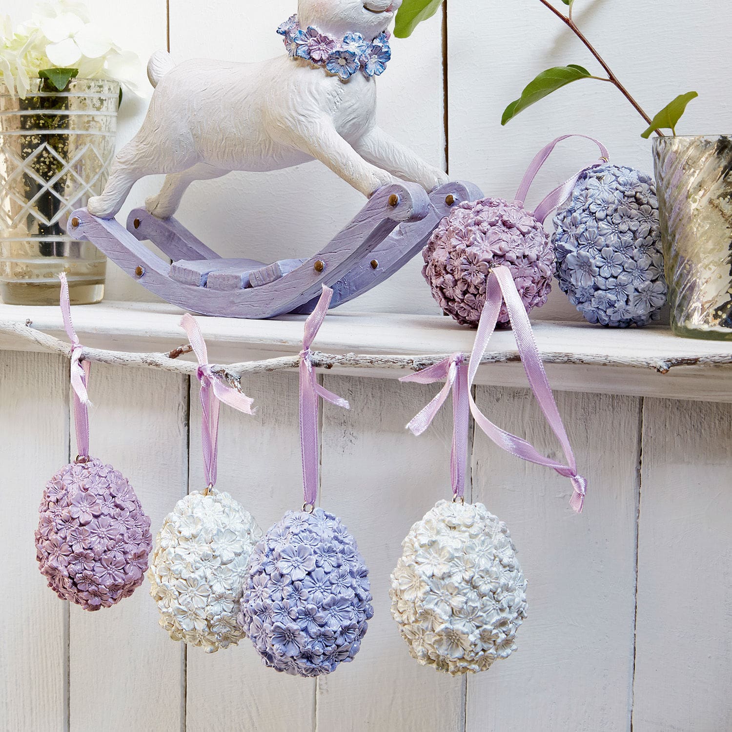 Set di 6 uova di Pasqua Rigaud