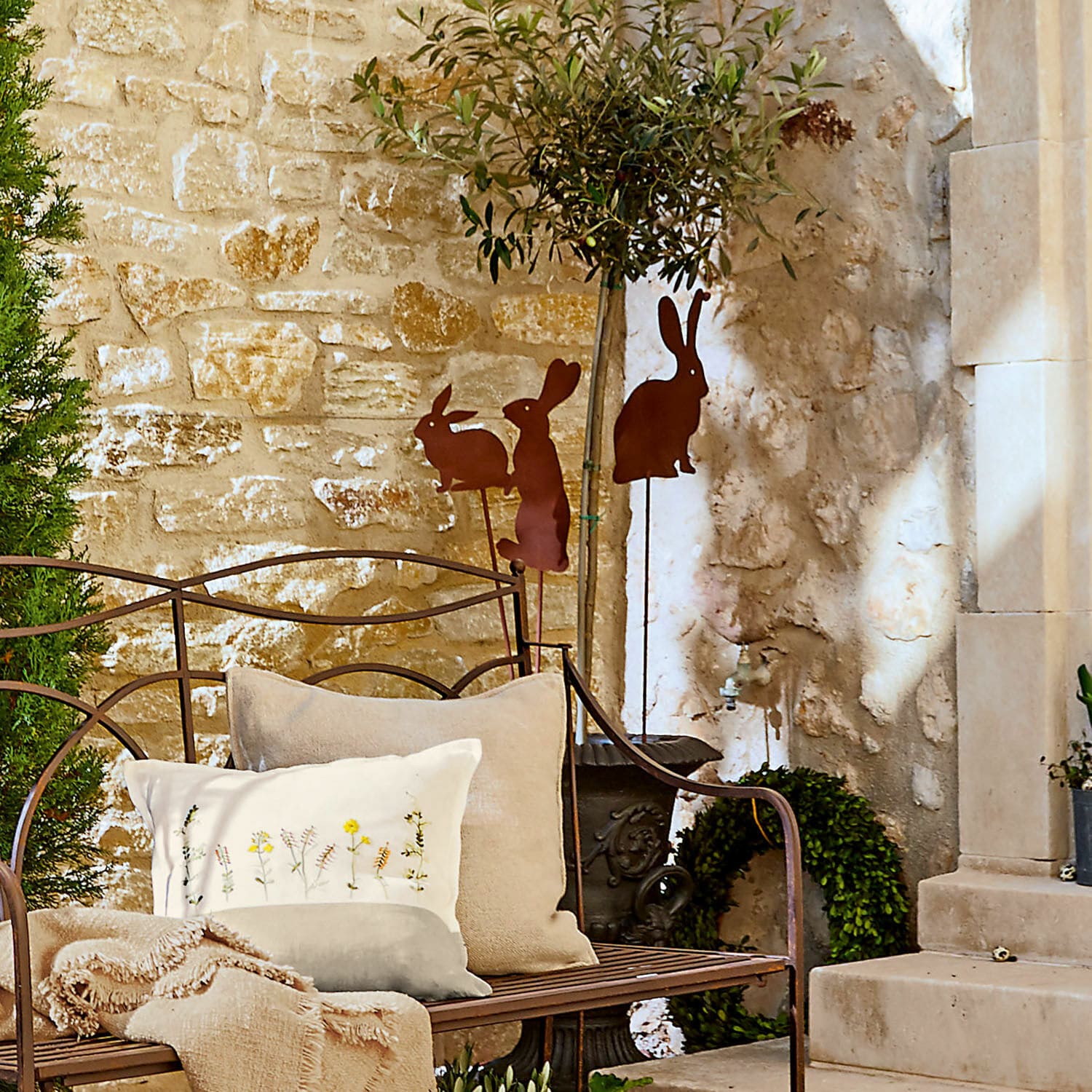 Set di 3 coniglietti decorativi Silters