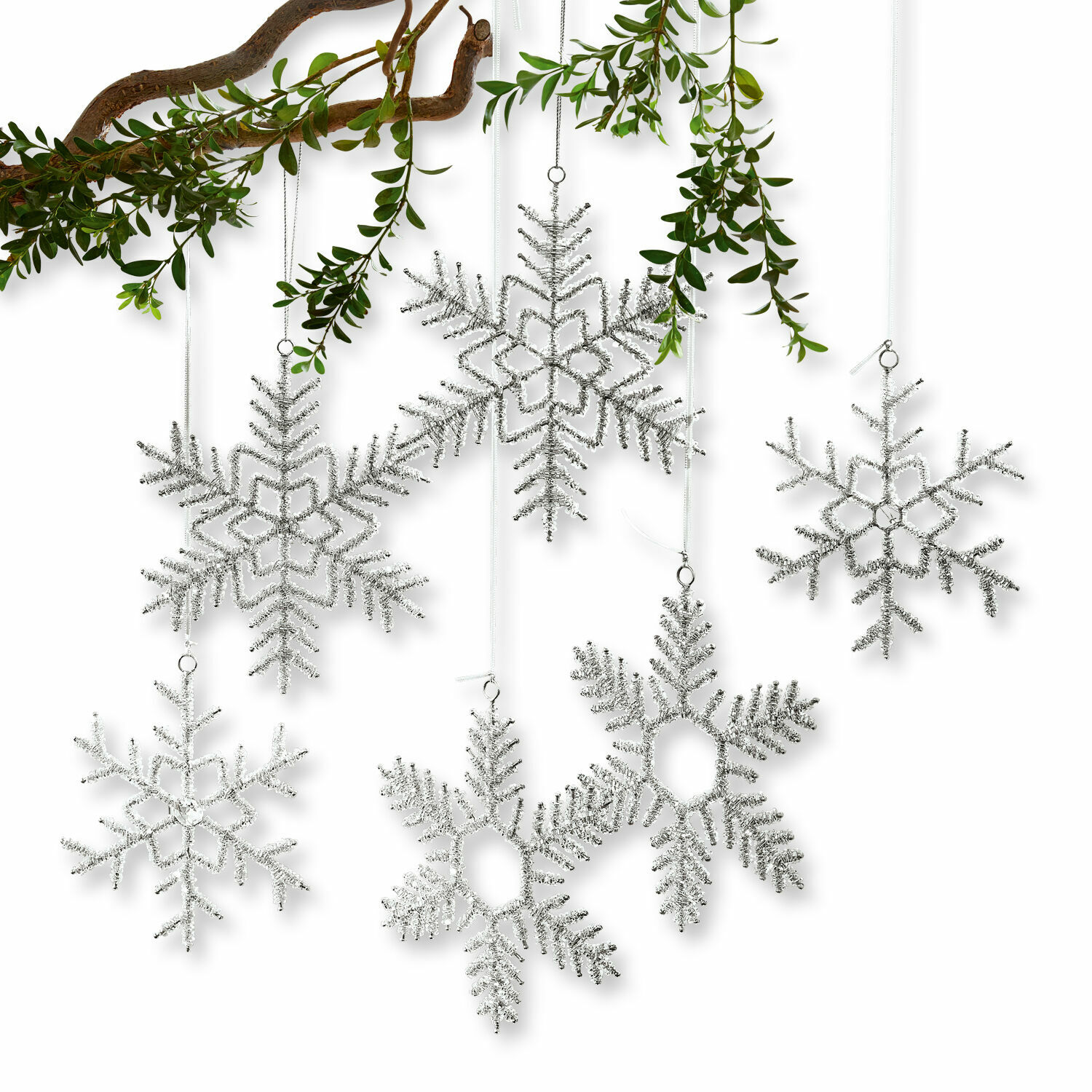 Set di 6 decorazioni natalizie Binin