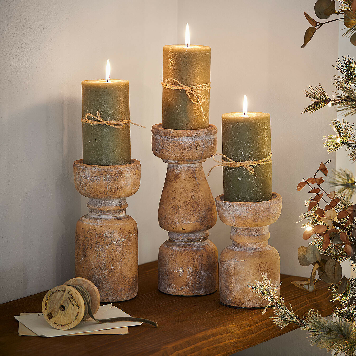 Set di 3 candelieri Talona