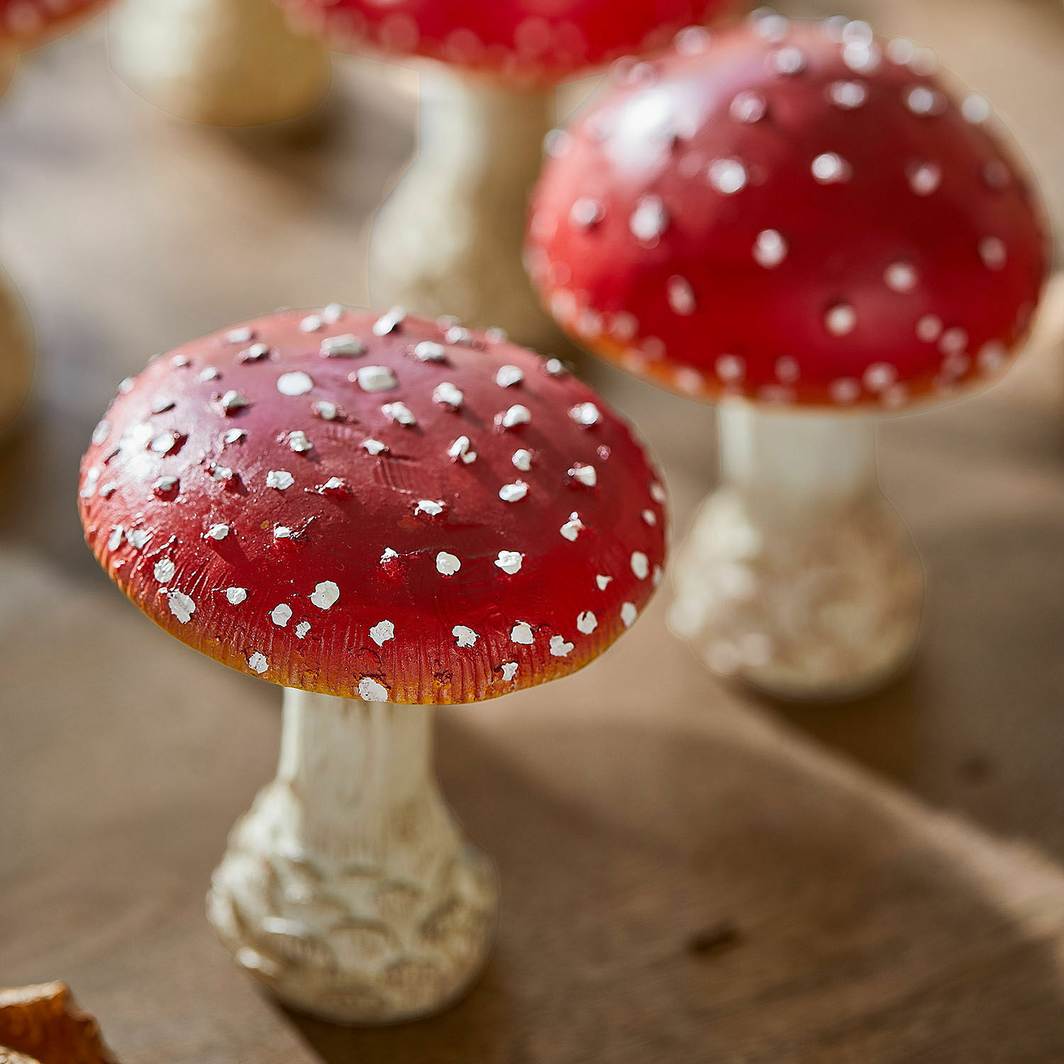 Coppia di funghi decorativi Quintelle