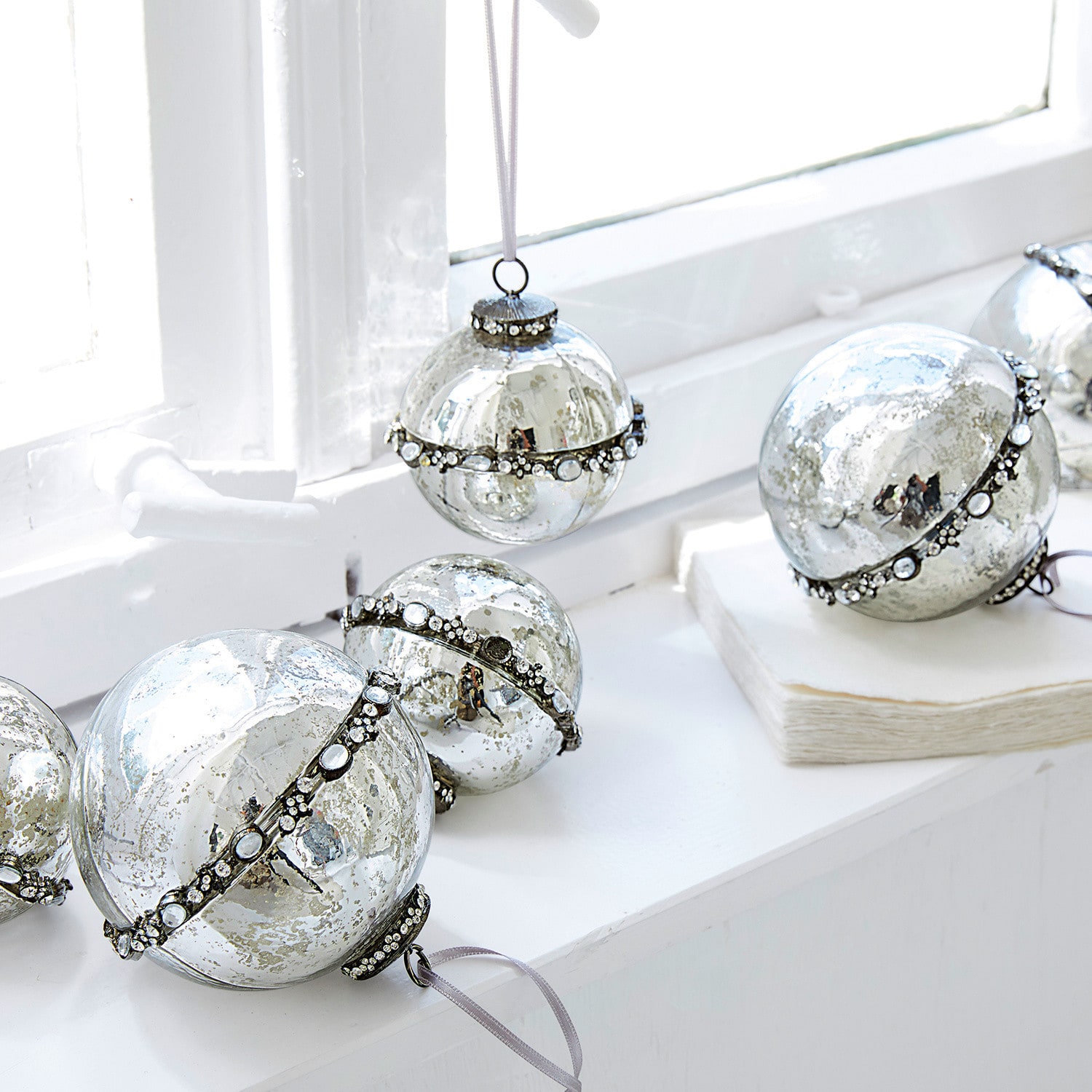 Set di 6 decorazioni natalizie Cloé