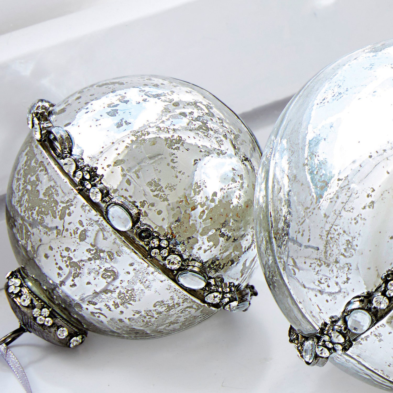 Set di 6 decorazioni natalizie Cloé