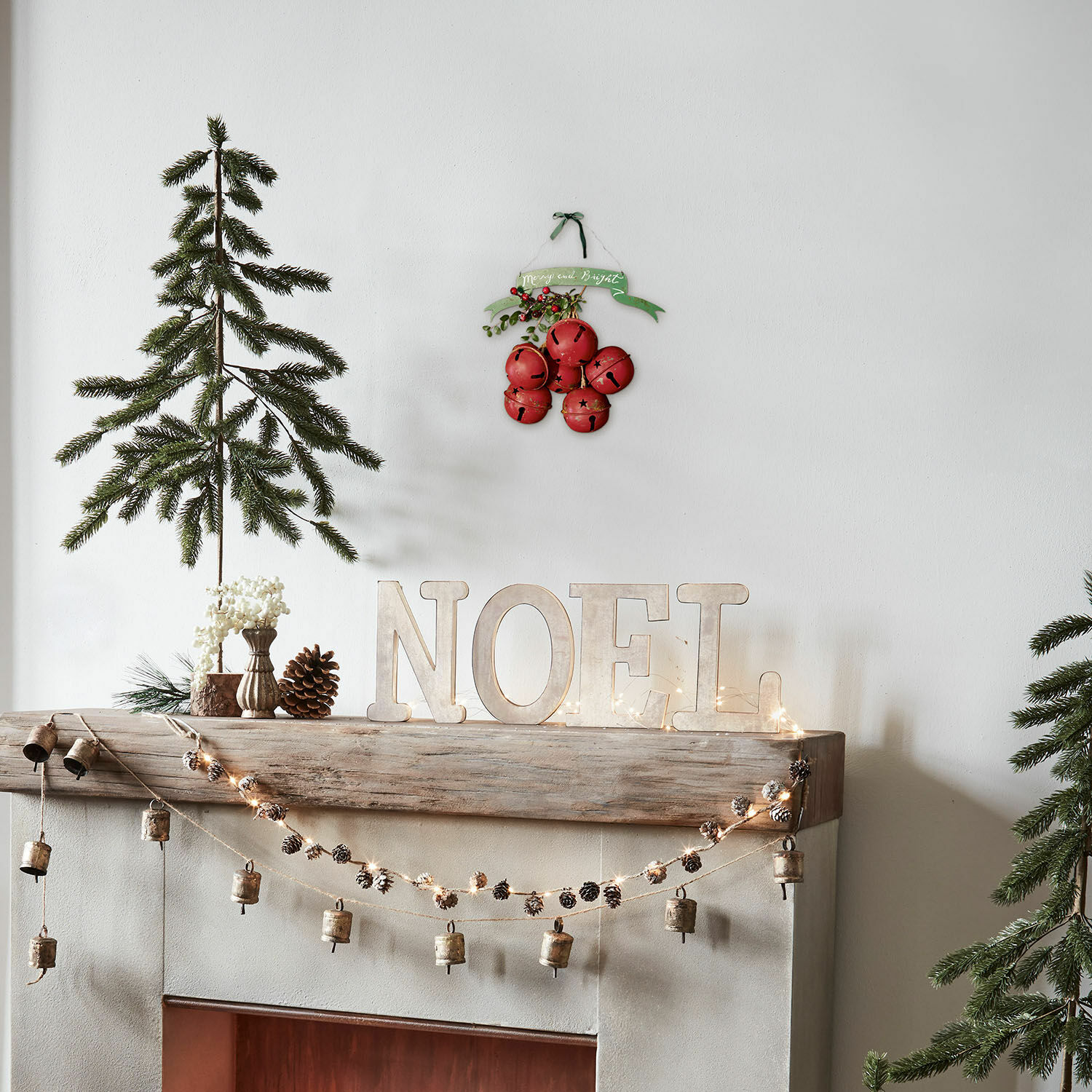 Coppia di decorazioni natalizie Tesson