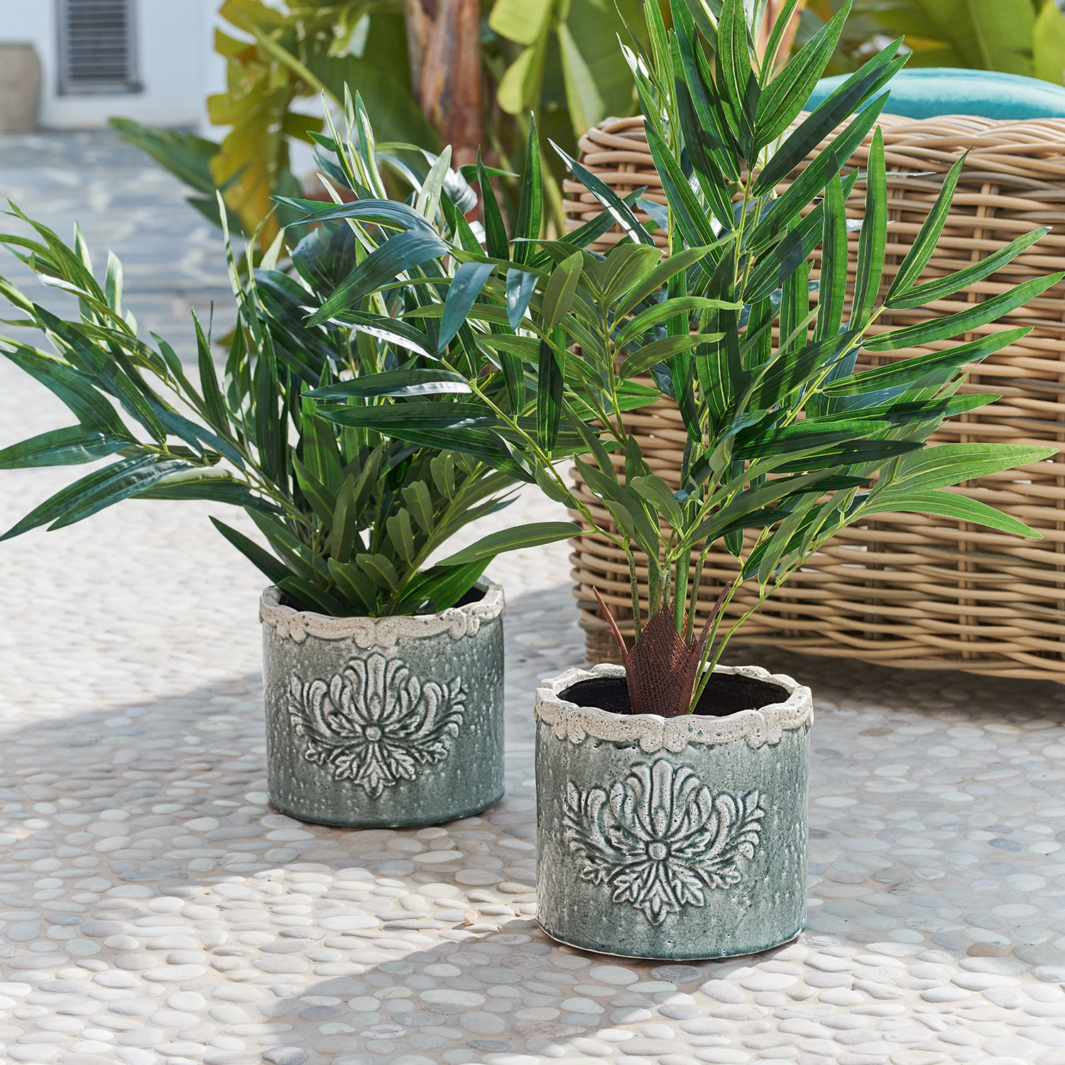 Coppia di portavasi Aristos