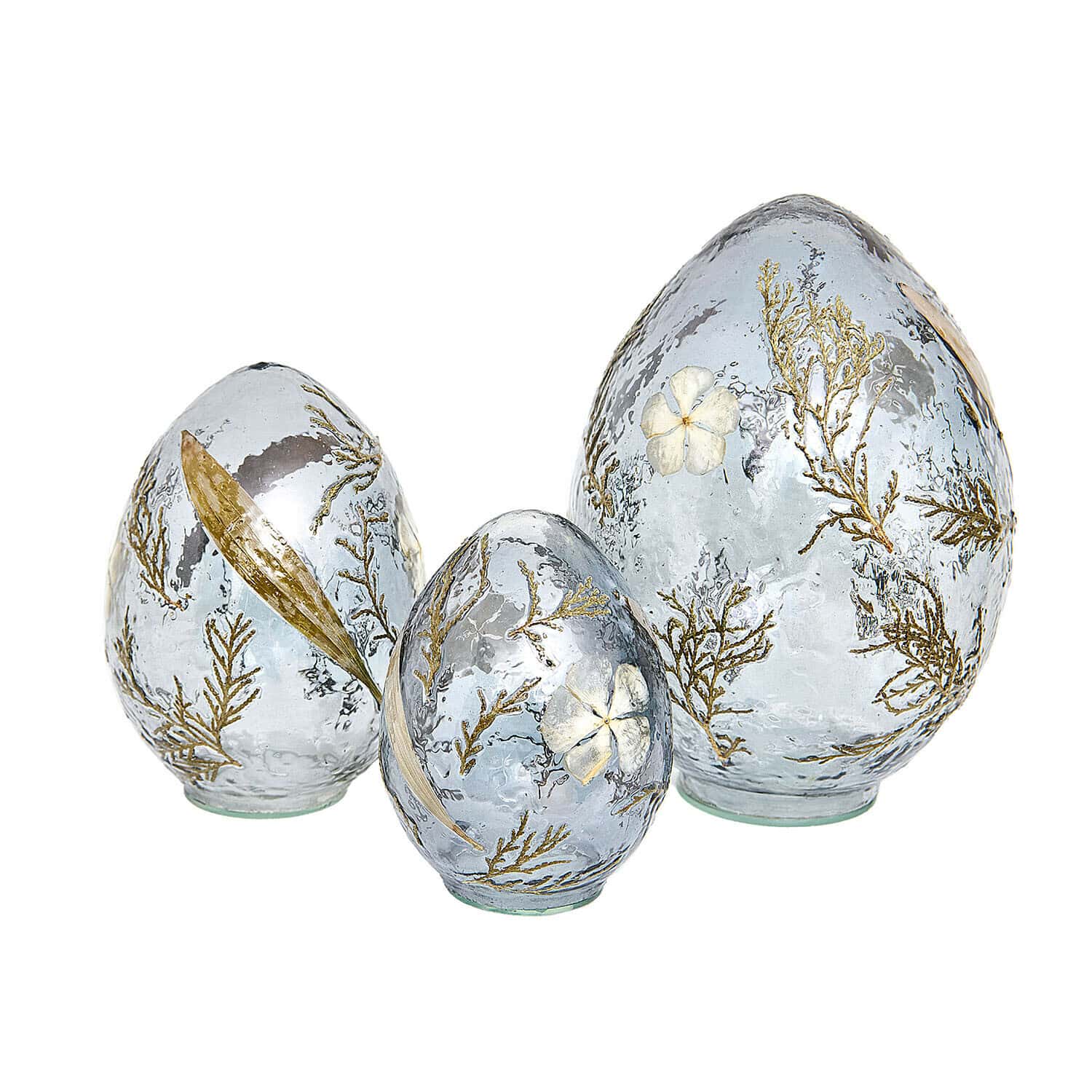 Set di 3 uova decorative Lunavelle