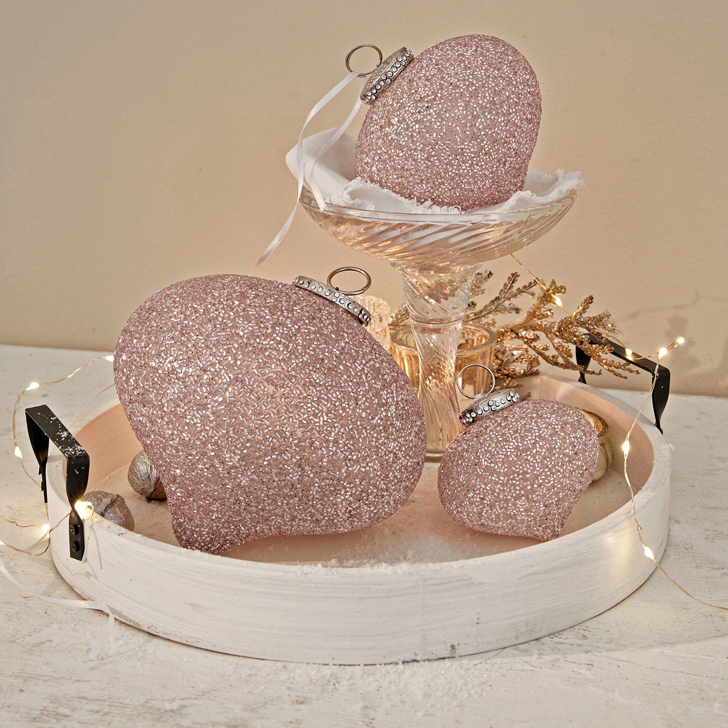 Set di 3 decorazioni natalizie Milvois