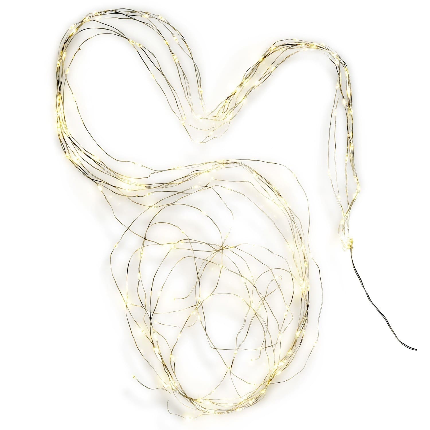 Catena luminosa Voltage Sottile catena luminosa LED con luce calda su filo sottile per decorazioni e feste