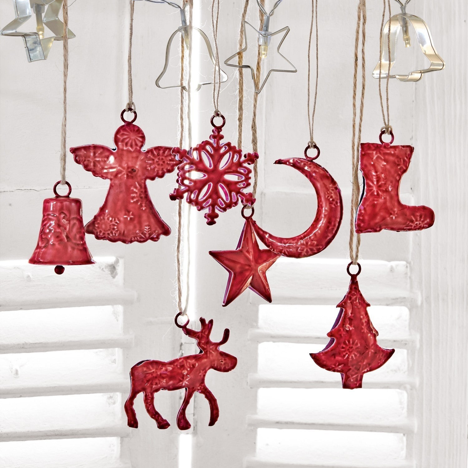 Set di 8 decorazioni natalizie Rudy & Co.