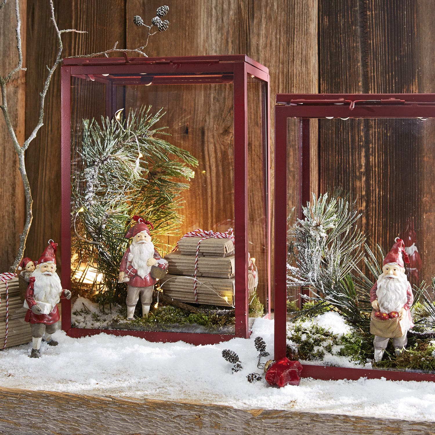 Set di 3 decorazioni da appendere Wichtel