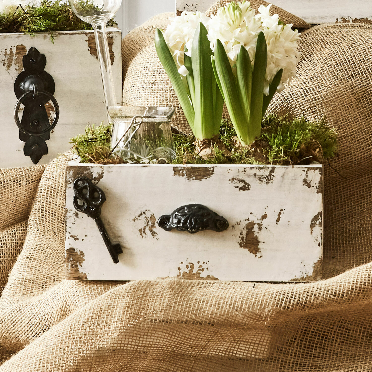 Set di 3 cassette decorative Gorik