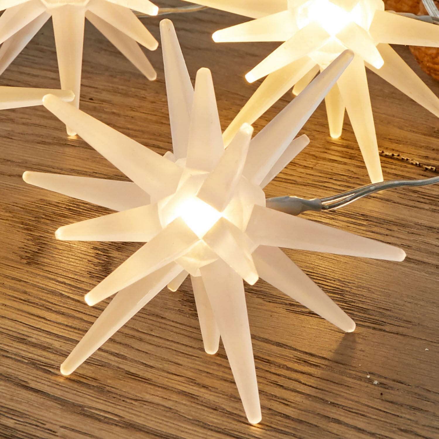 Set di 4 stelle a LED Ciseau