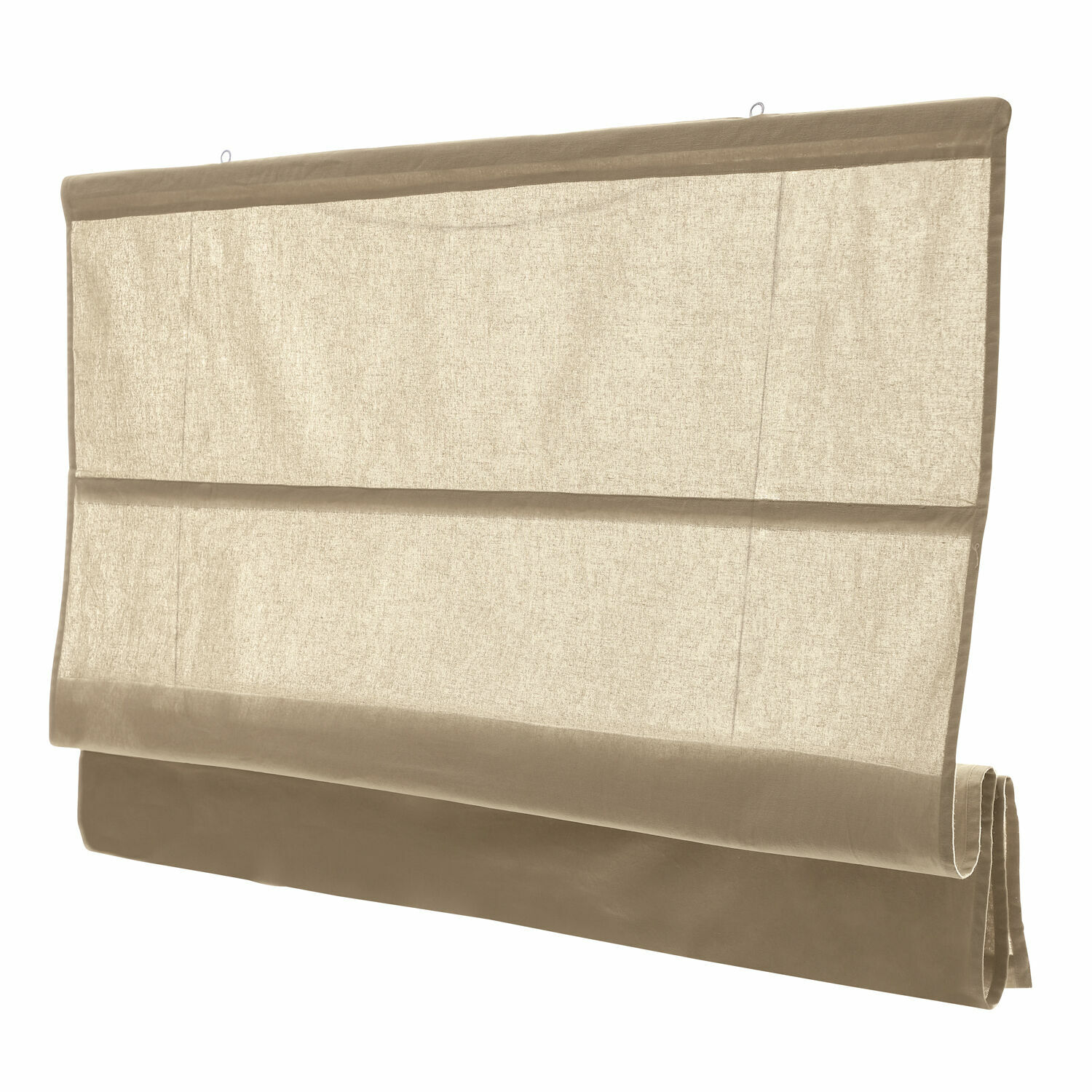Tenda a pacchetto Fides Tenda a rullo romana beige in tessuto, tenda decorativa per finestra di soggiorno o camera