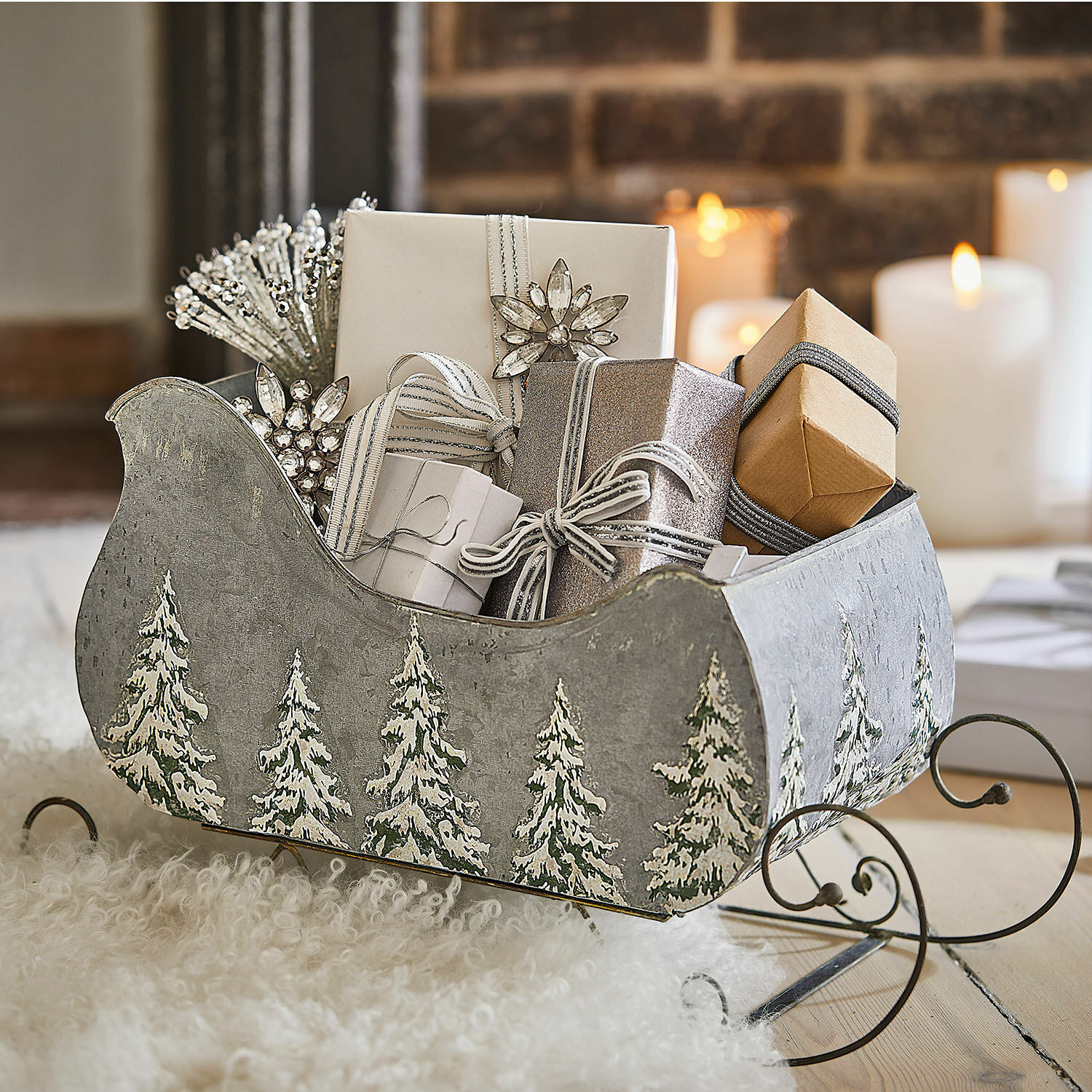 Slittino decorativo Pavie