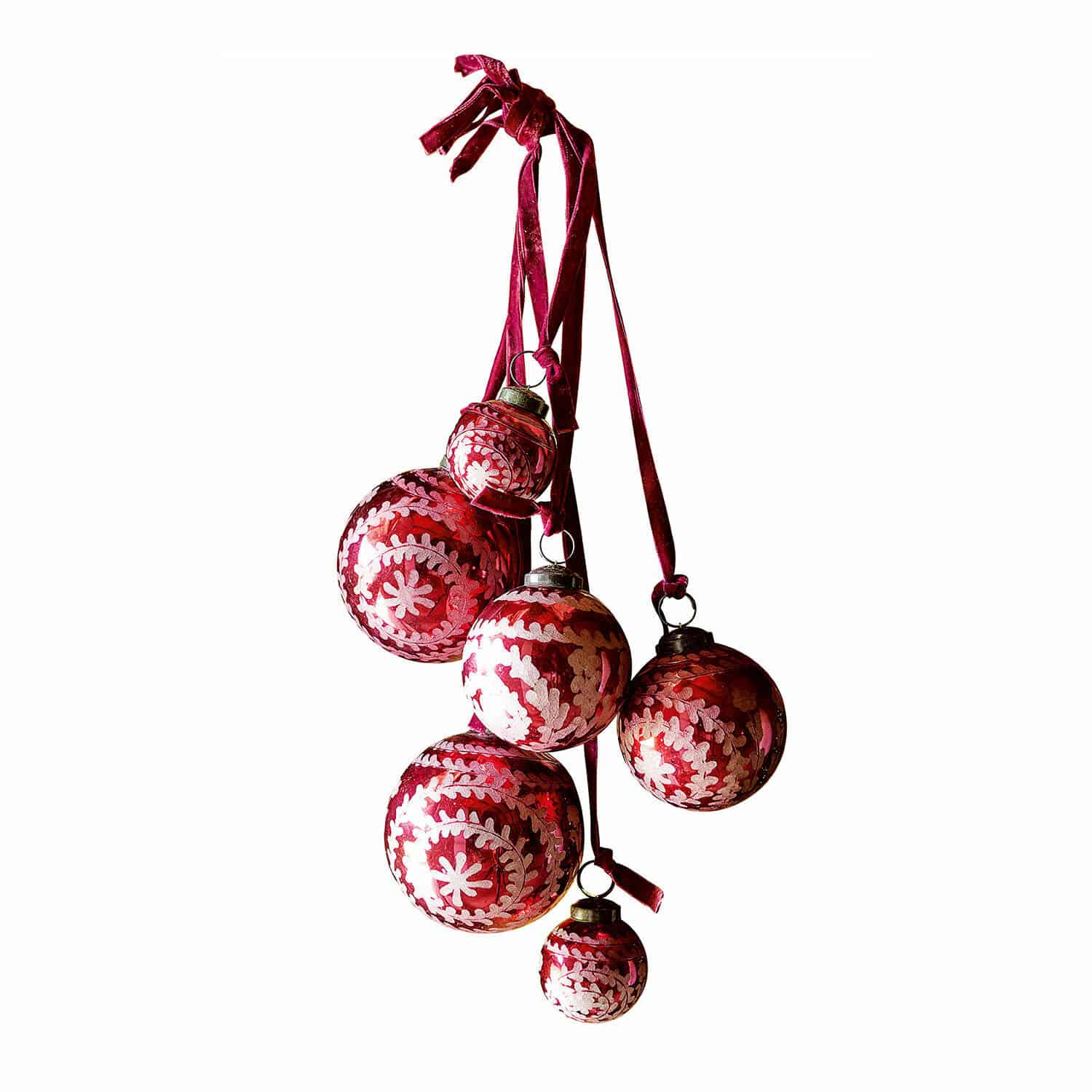 Set di 6 decorazioni natalizie Talwyna