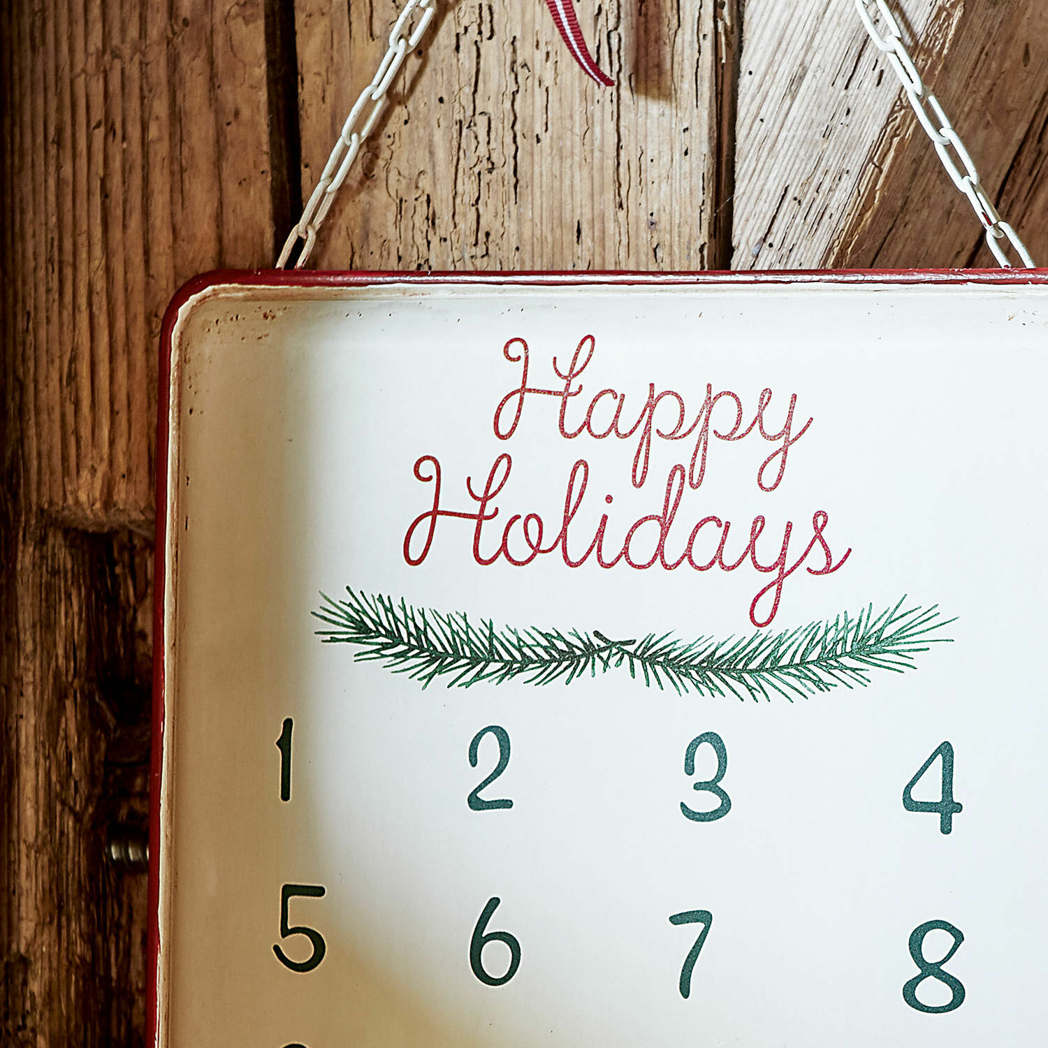 Targa decorativa Happy Holidays