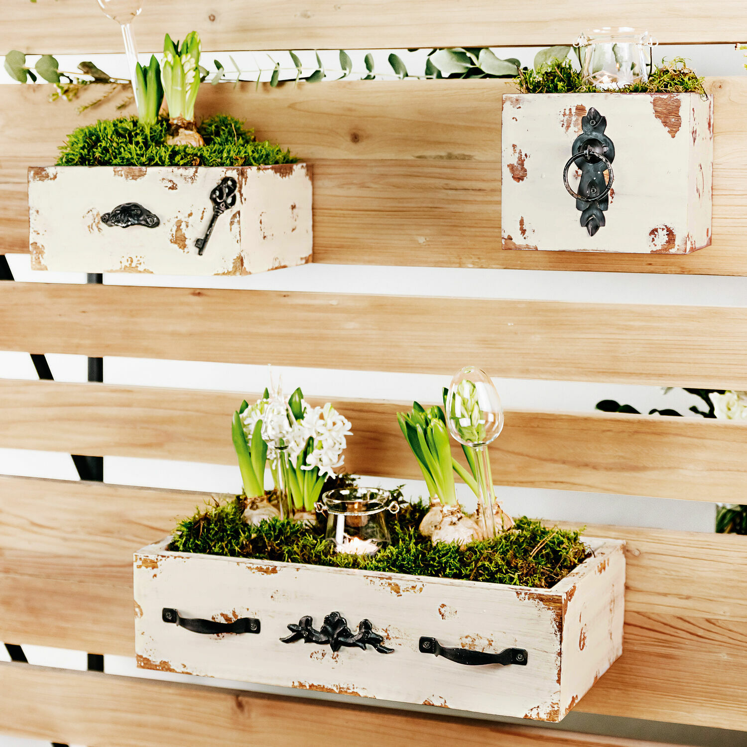 Set di 3 cassette decorative Gorik