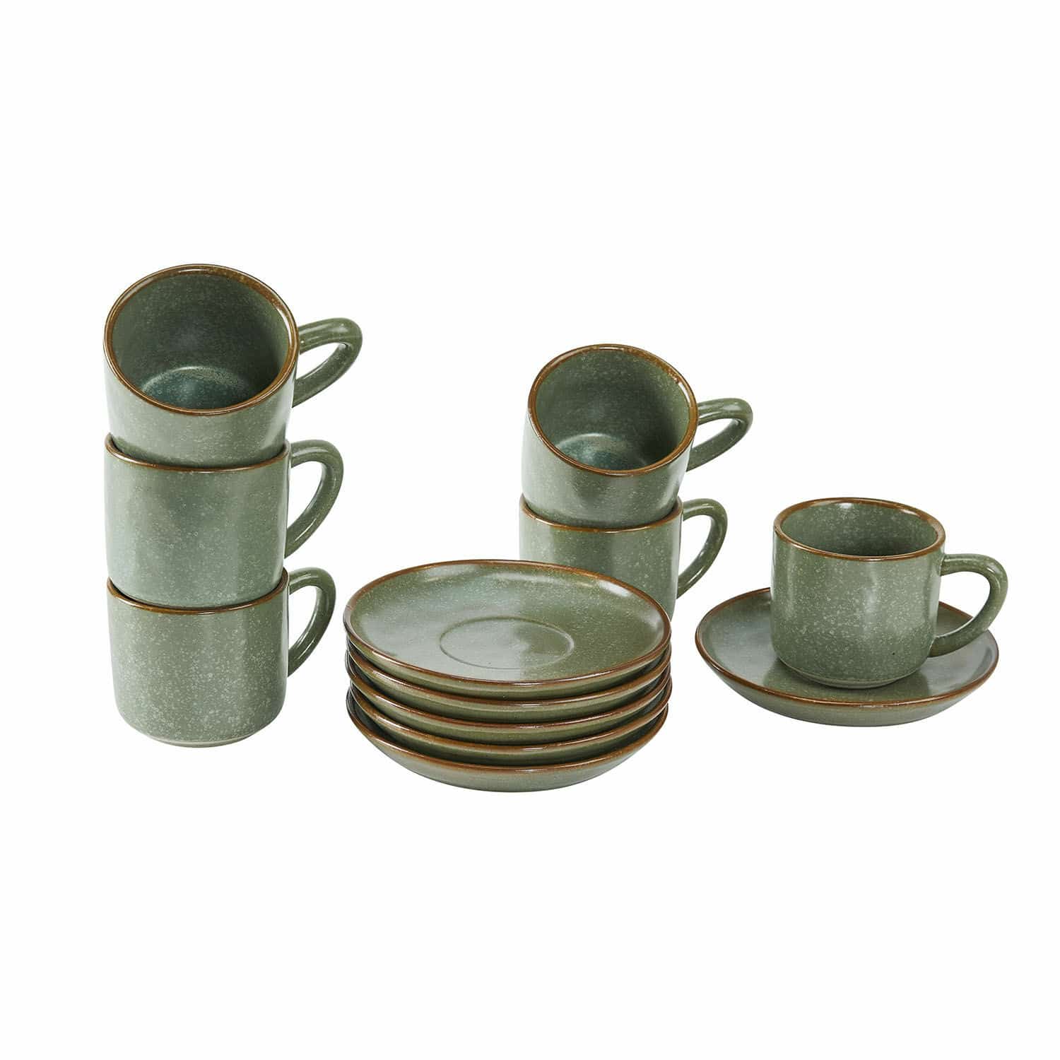 Set di 6 tazze con piattino Biarré
