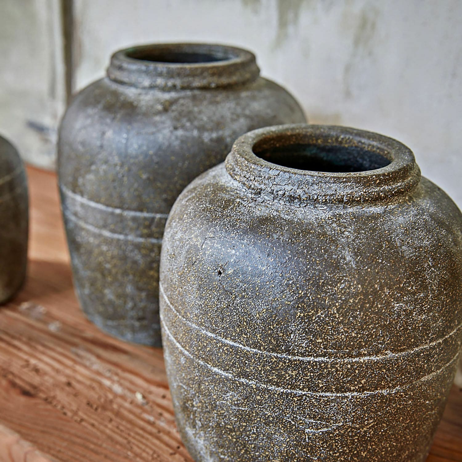Set di 3 vasi Shiva