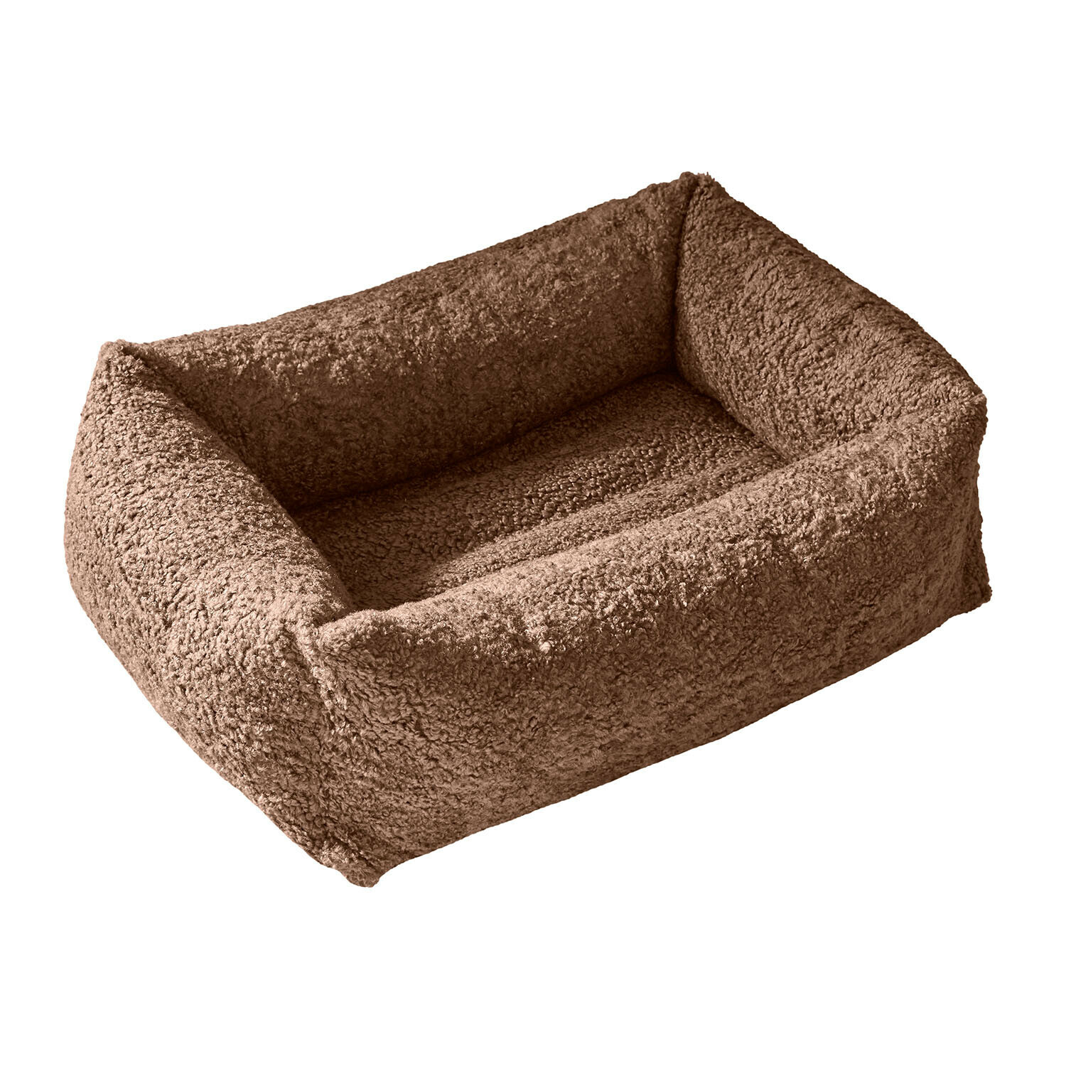 marrone Cuccia per animali marrone in materiale morbido e peloso che offre comfort e calore