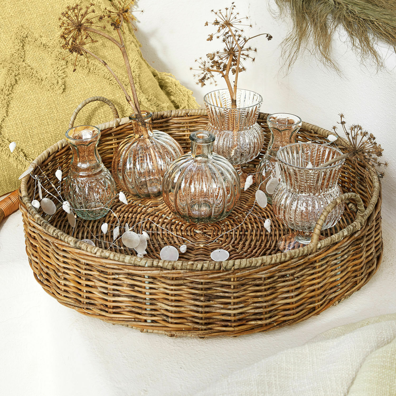 Set di sei vasetti Amber