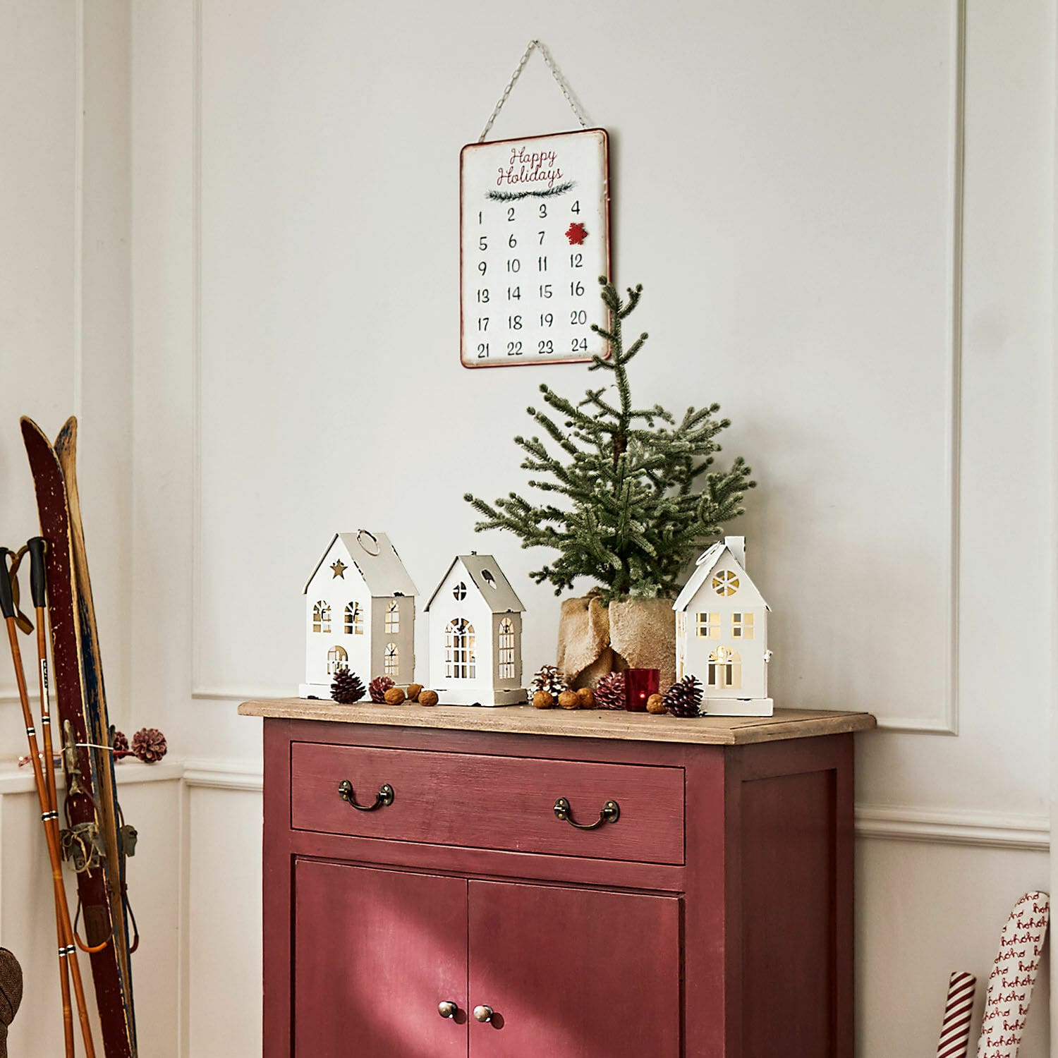 Targa decorativa Happy Holidays