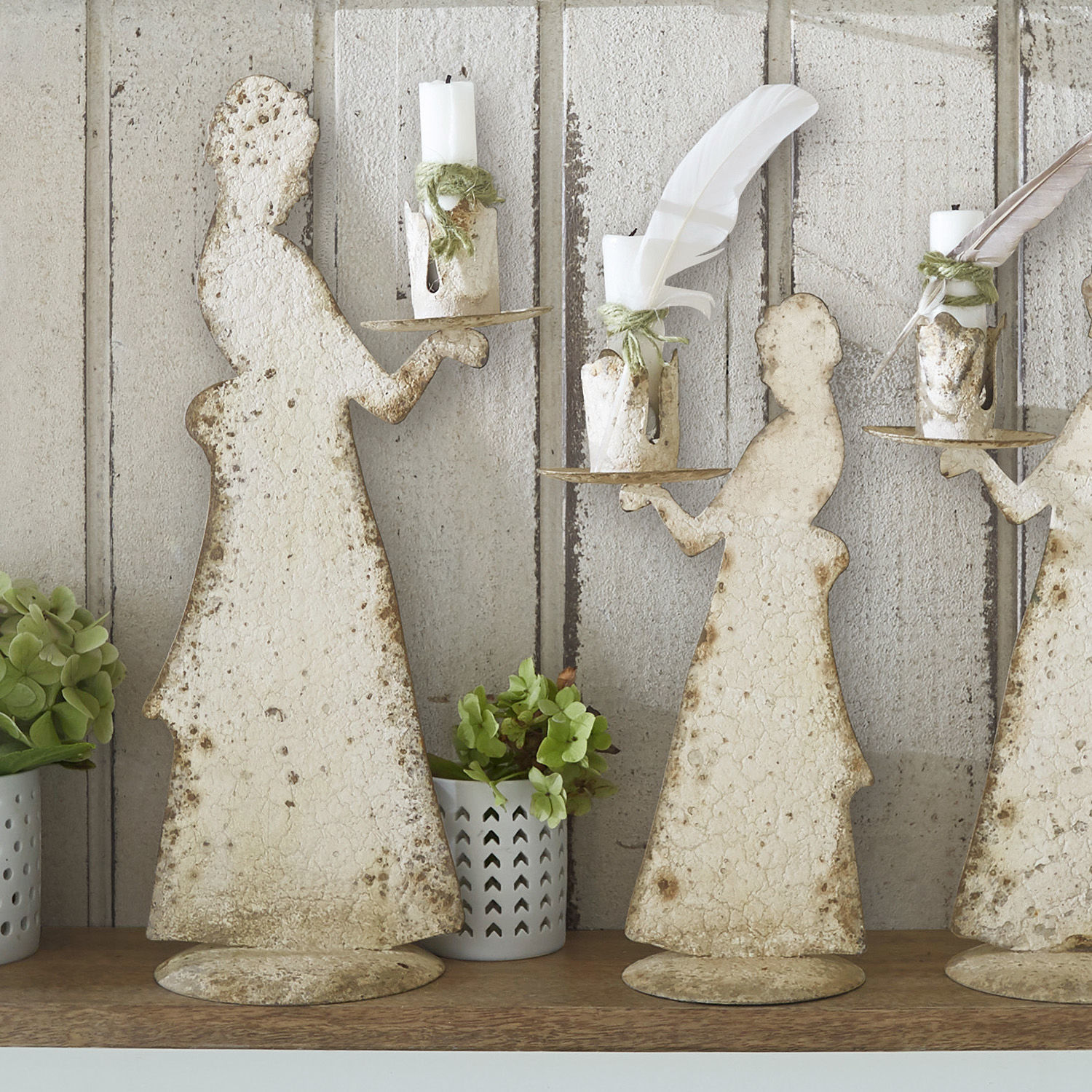 Set di 3 portacandela Chanler