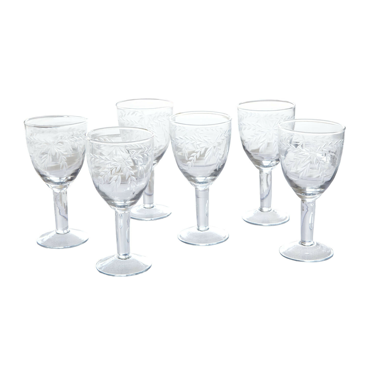 Set di 6 bicchieri Florineau