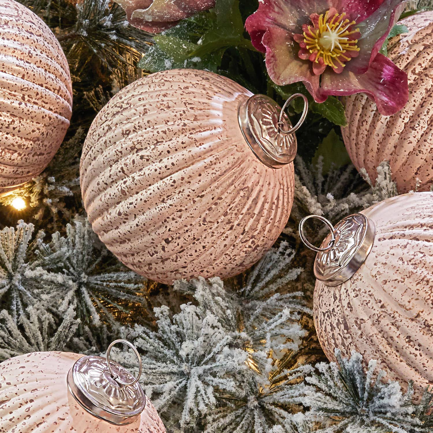 Set di 6 decorazioni natalizie Mane