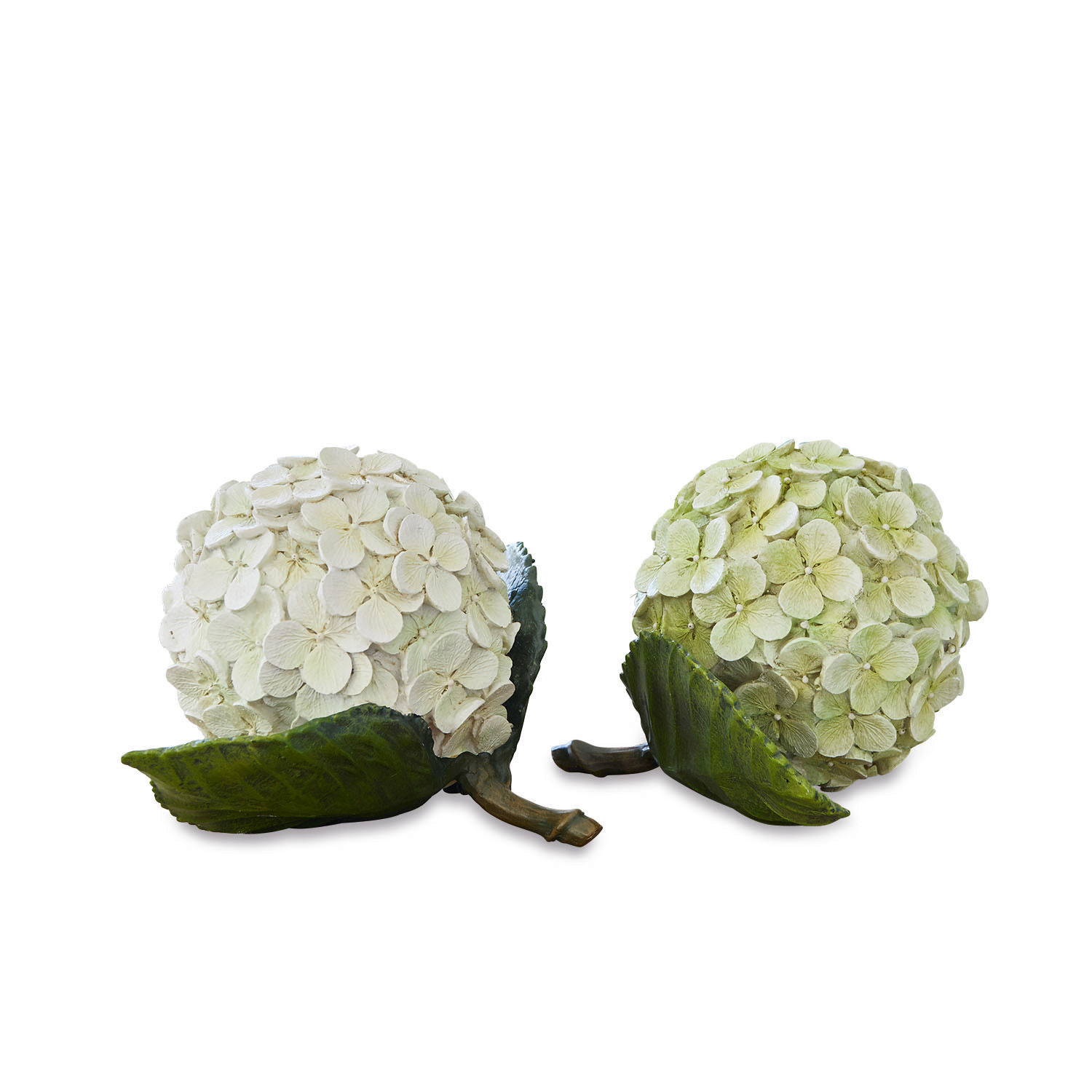 Coppia di fiori decorativi Hortensie