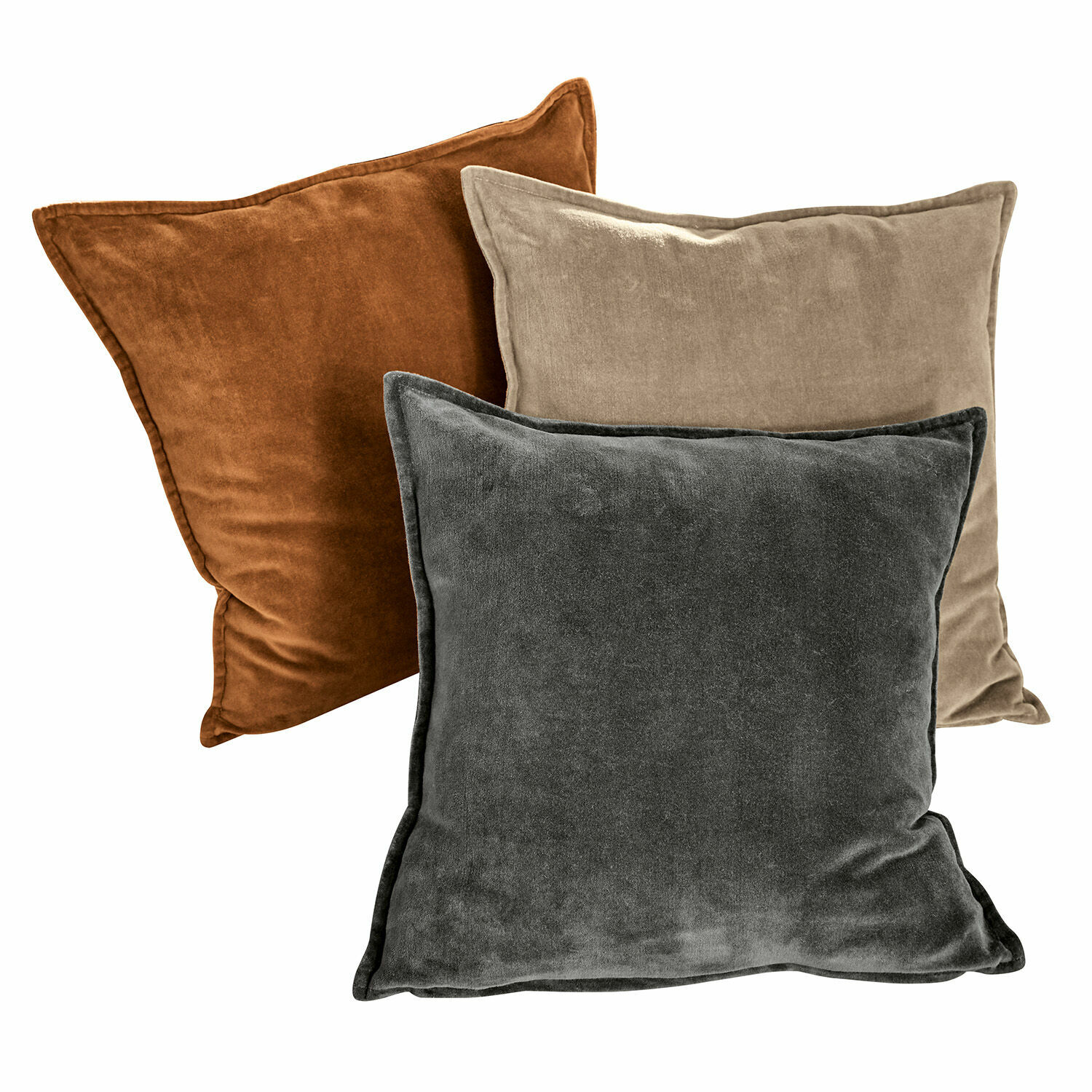 Set di 3 copricuscini Lumeau