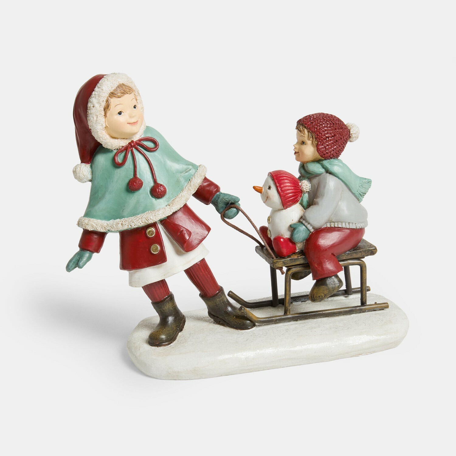 Bambini decorativi con slitta Petitnid