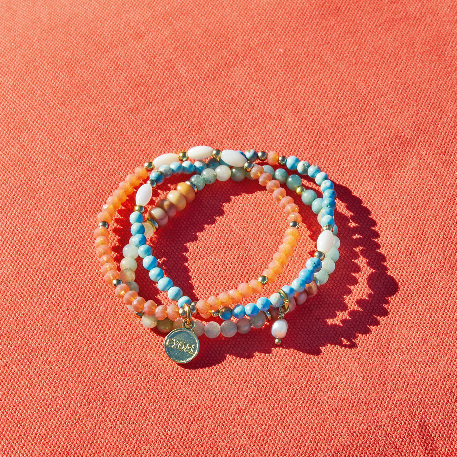 Set di 3 braccialetti Pía