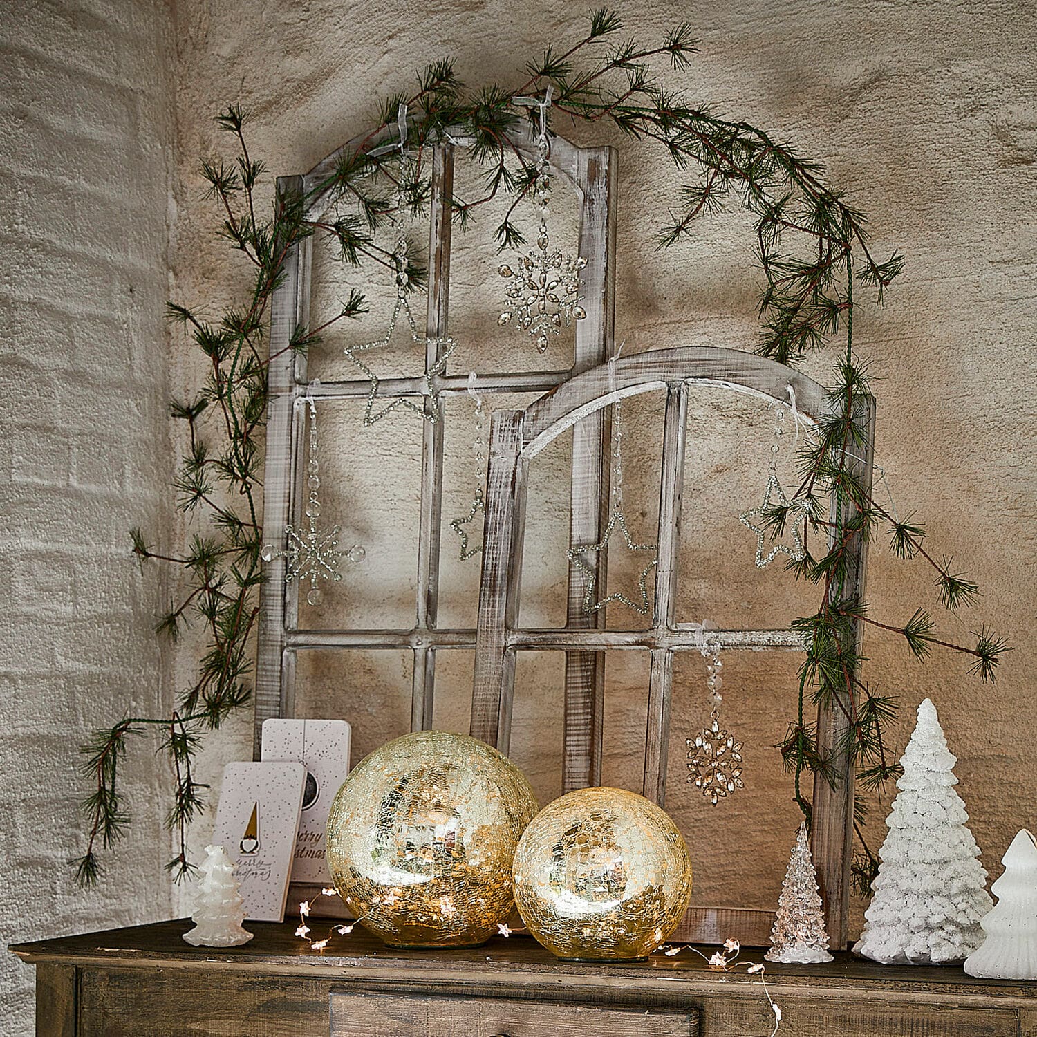 Set di 4 decorazioni da appendere Manilo