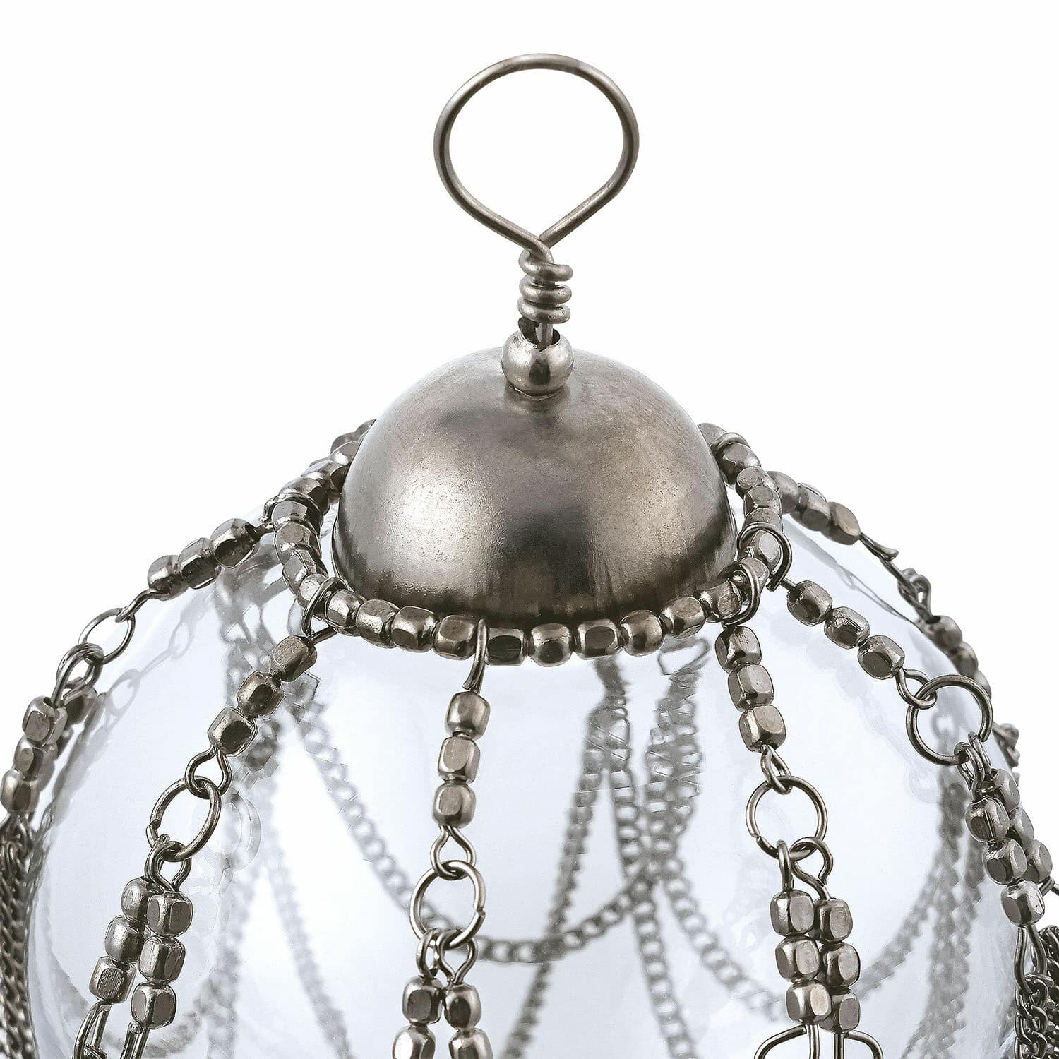 Set di 4 palline di Natale Parelle