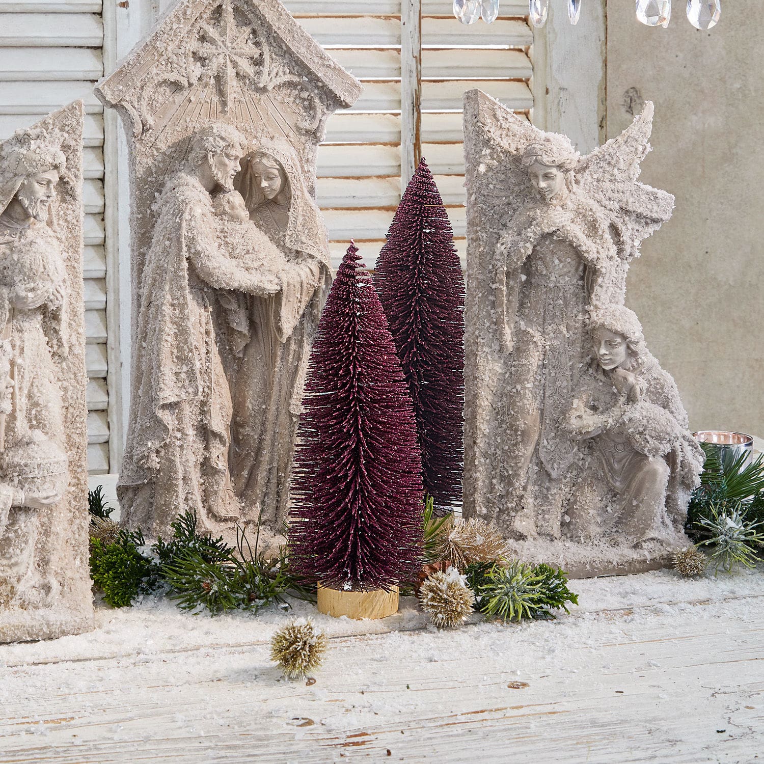 Coppia di alberelli decorativi Alta